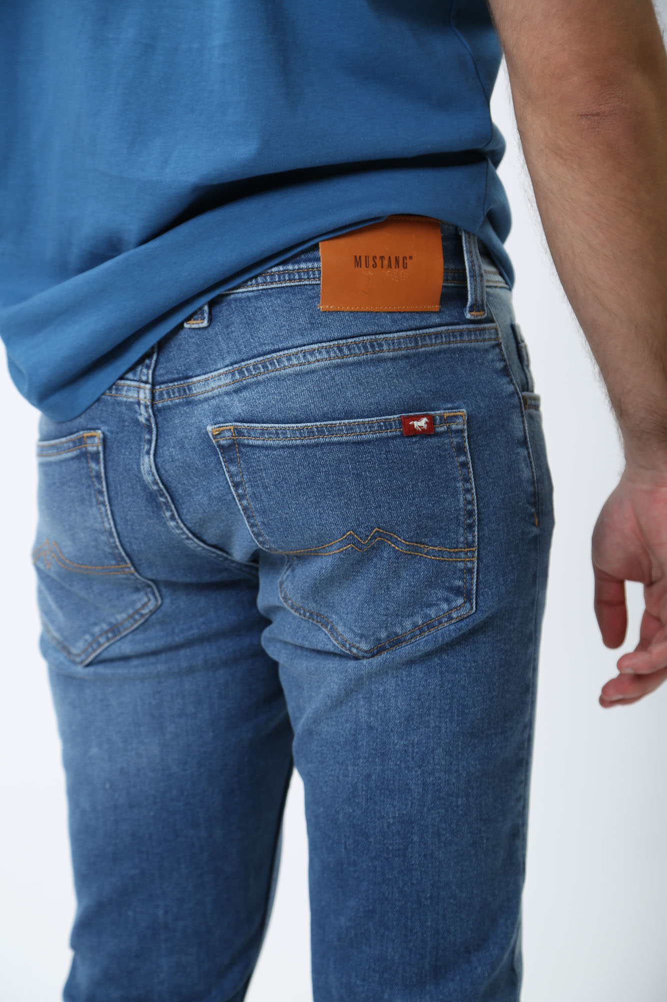 1014864-5000 Джинсы Oregon Slim  Mustang Синий