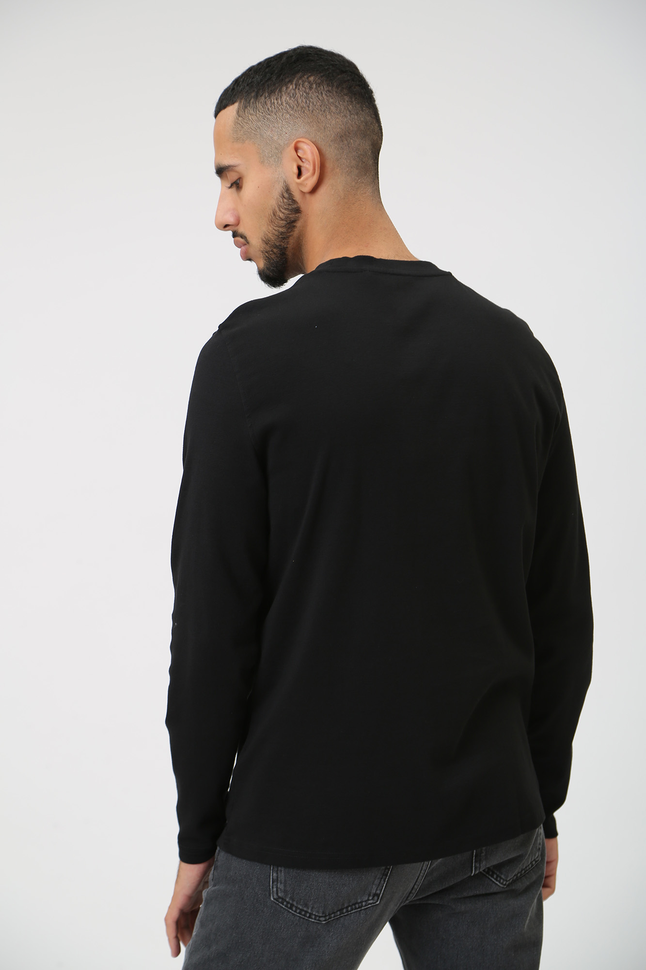 1014108 Лонгслив Mustang Черный