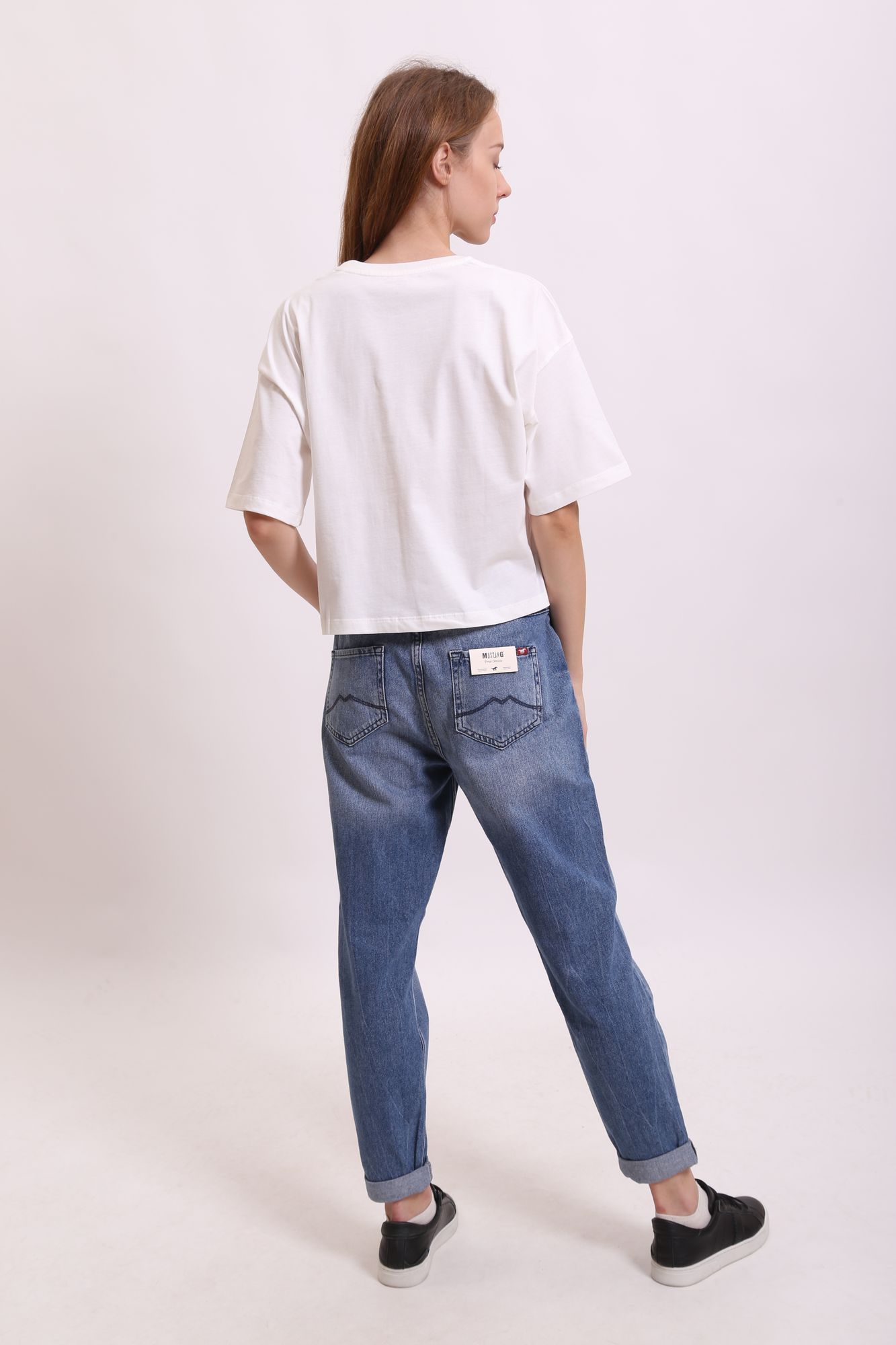 1011544-5000-685 джинсы moms paperbag mustang 