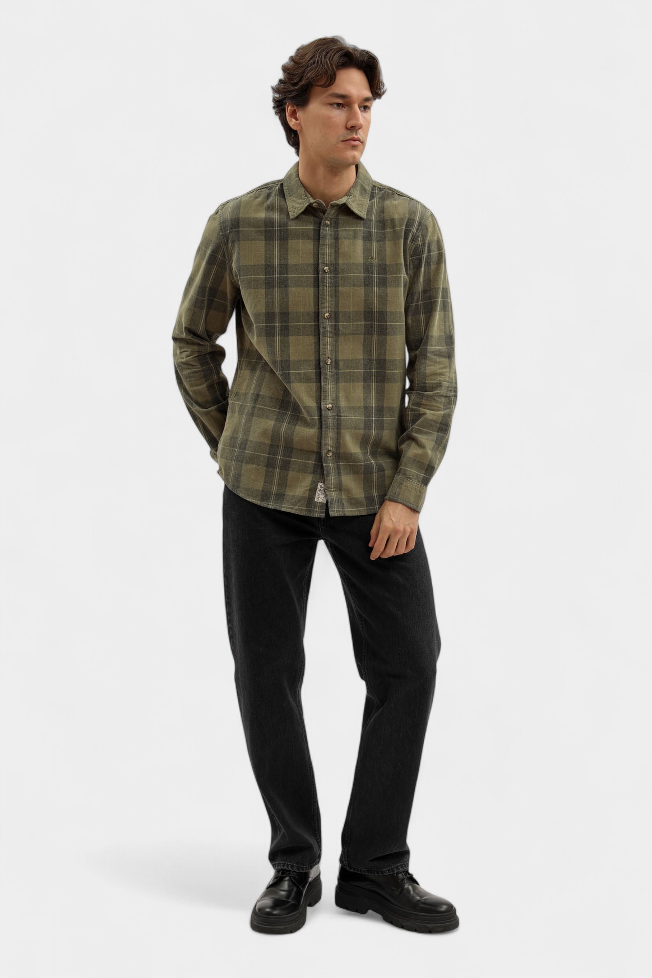 PM3090833 Рубашка с длинным рукавом Pepe Jeans Зеленый