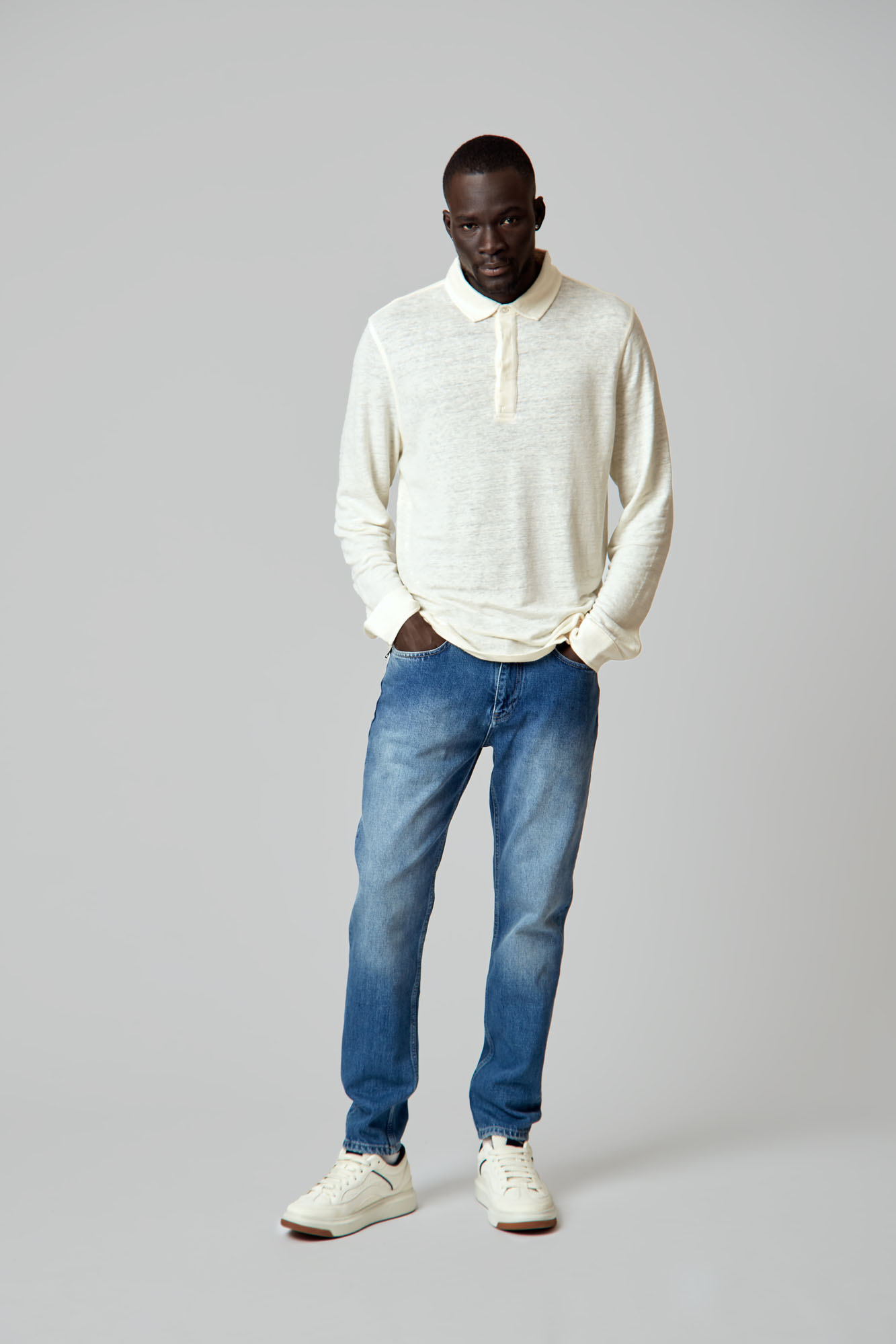 VM-OMA-33-356 Брюки джинсовые Van Mich Синий