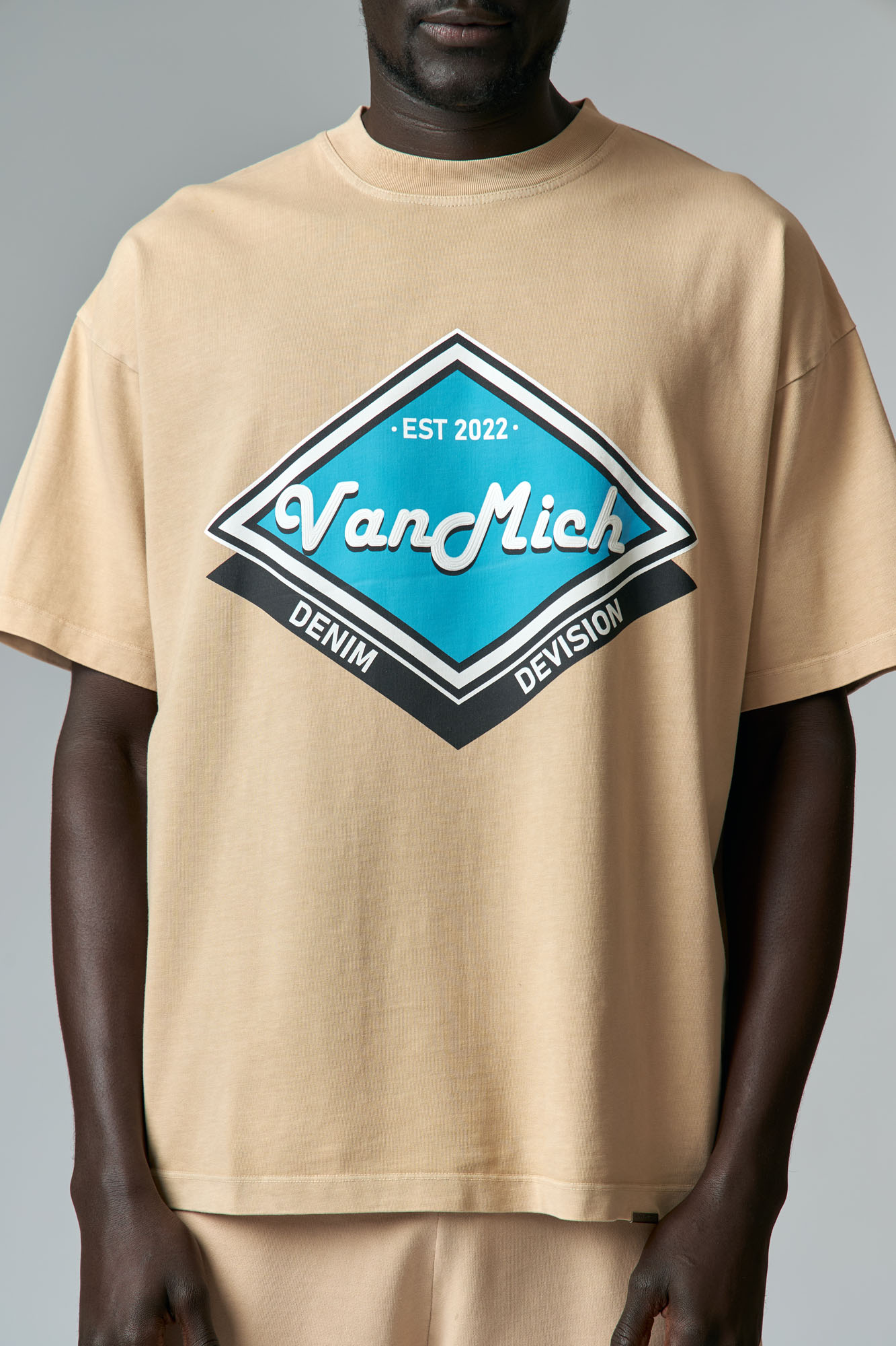 VM-ERK-22-413 Футболка Van Mich Бежевый