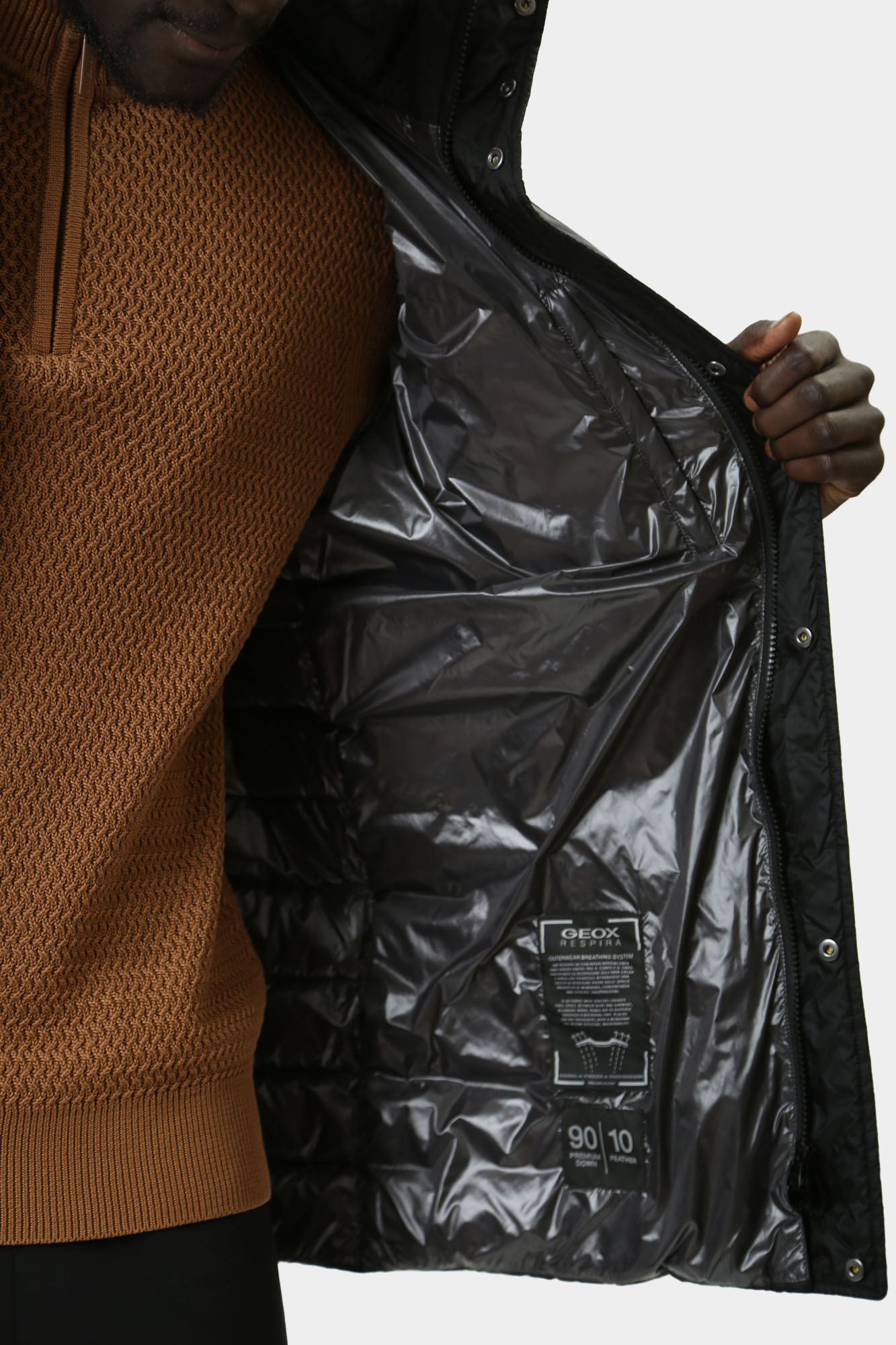 M4625FT3146F Пуховик Geox Черный