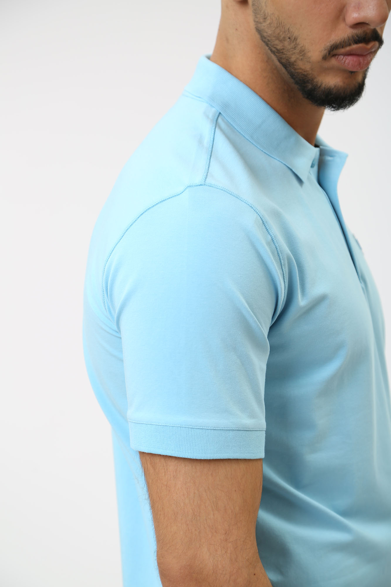 542221_745021 Поло Karl Lagerfeld Голубой