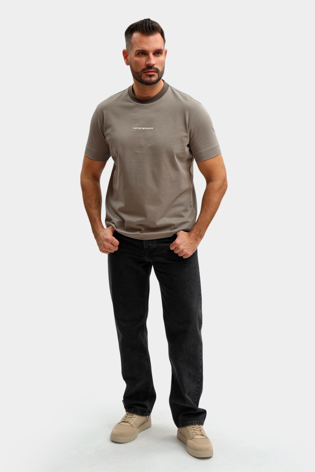 EM005257_AF13715 Футболка Emporio Armani Серый