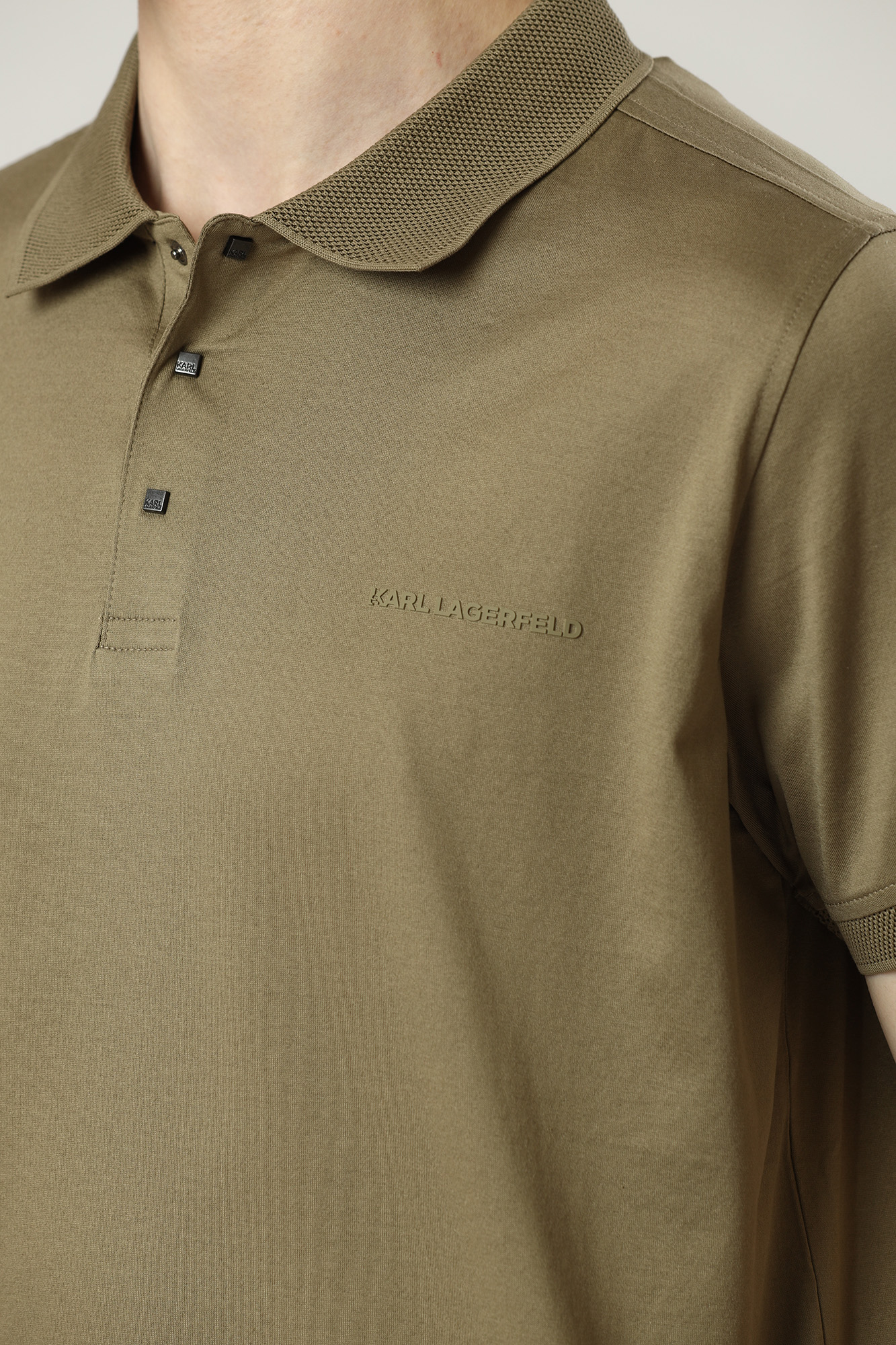 521200_745000 Поло  Karl Lagerfeld Хаки
