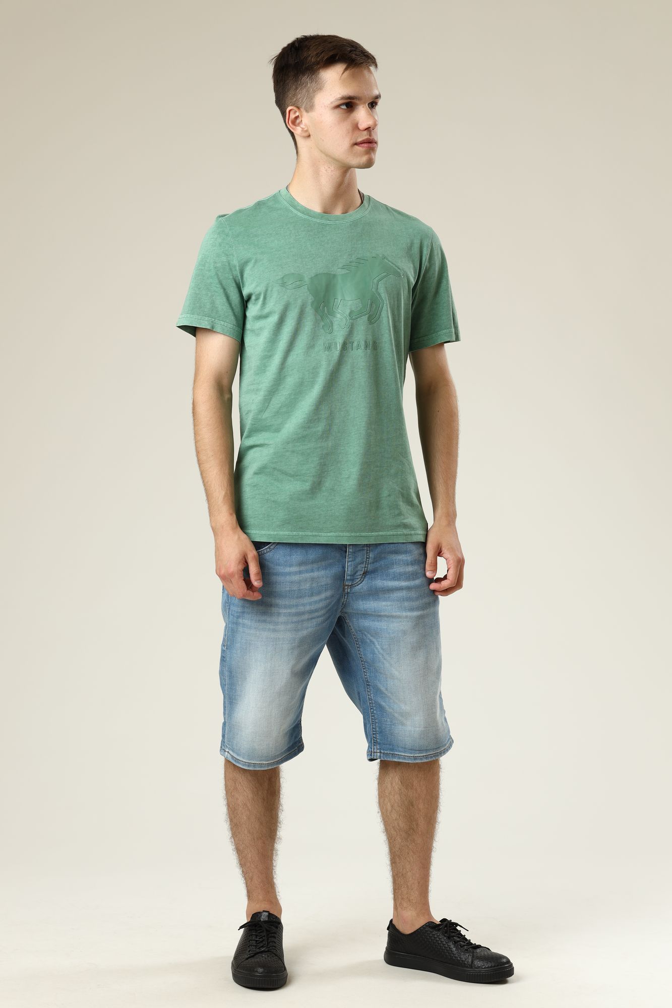 1011171-5000 Шорты джинсовые Mustang Голубой