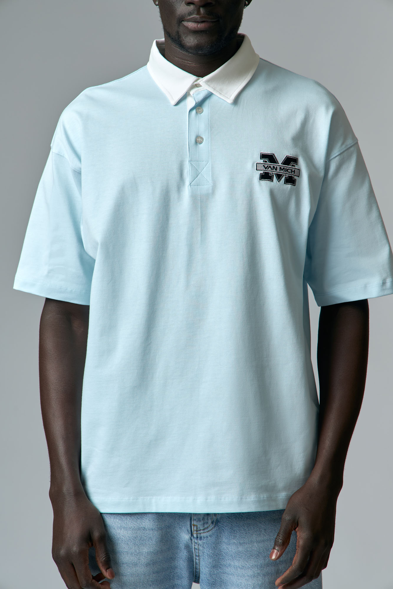 VM-ERK-22-402 Поло Van Mich Голубой