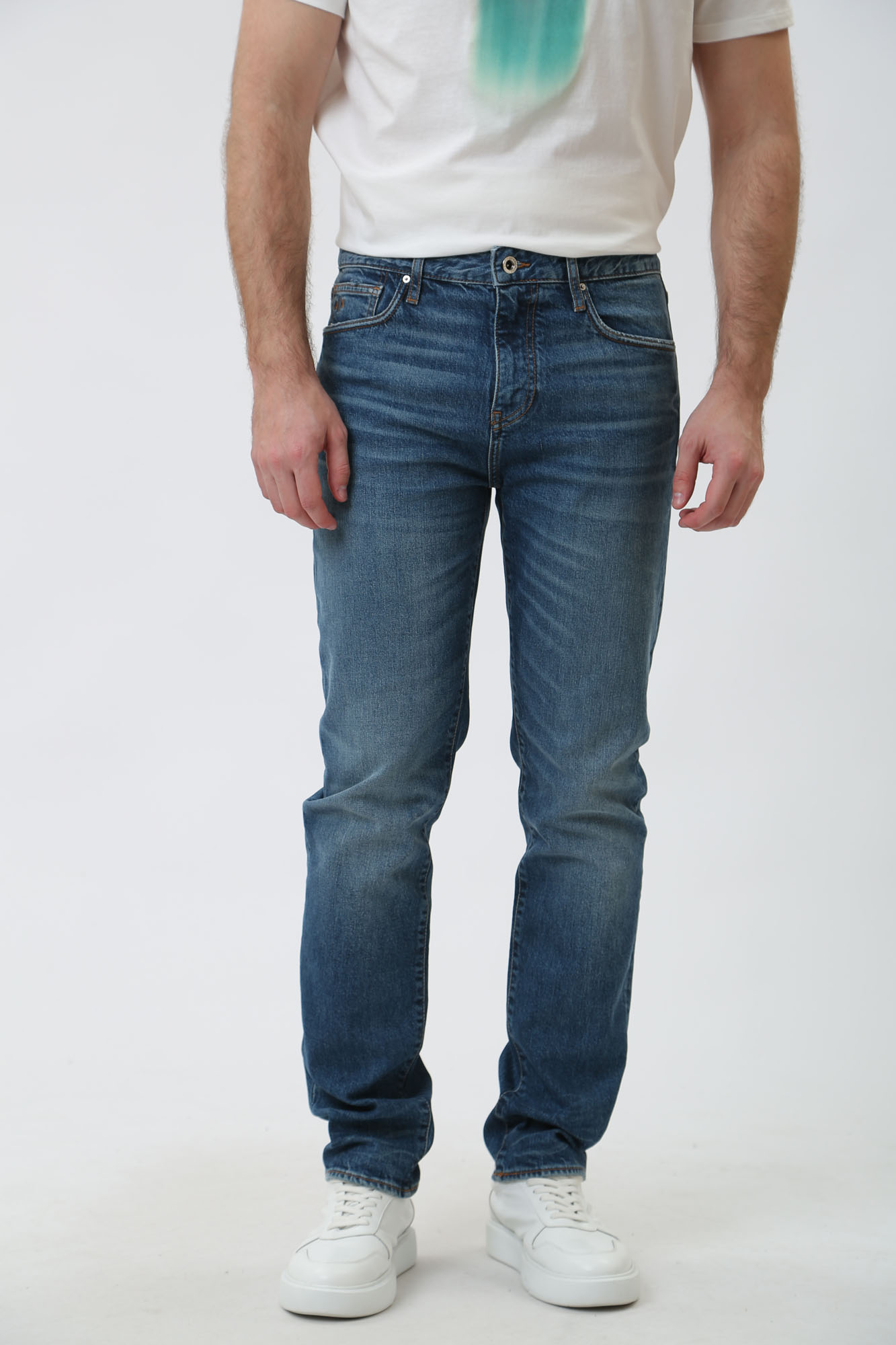 3DZJ13_Z1YGZ Брюки джинсовые Armani Exchange Синий