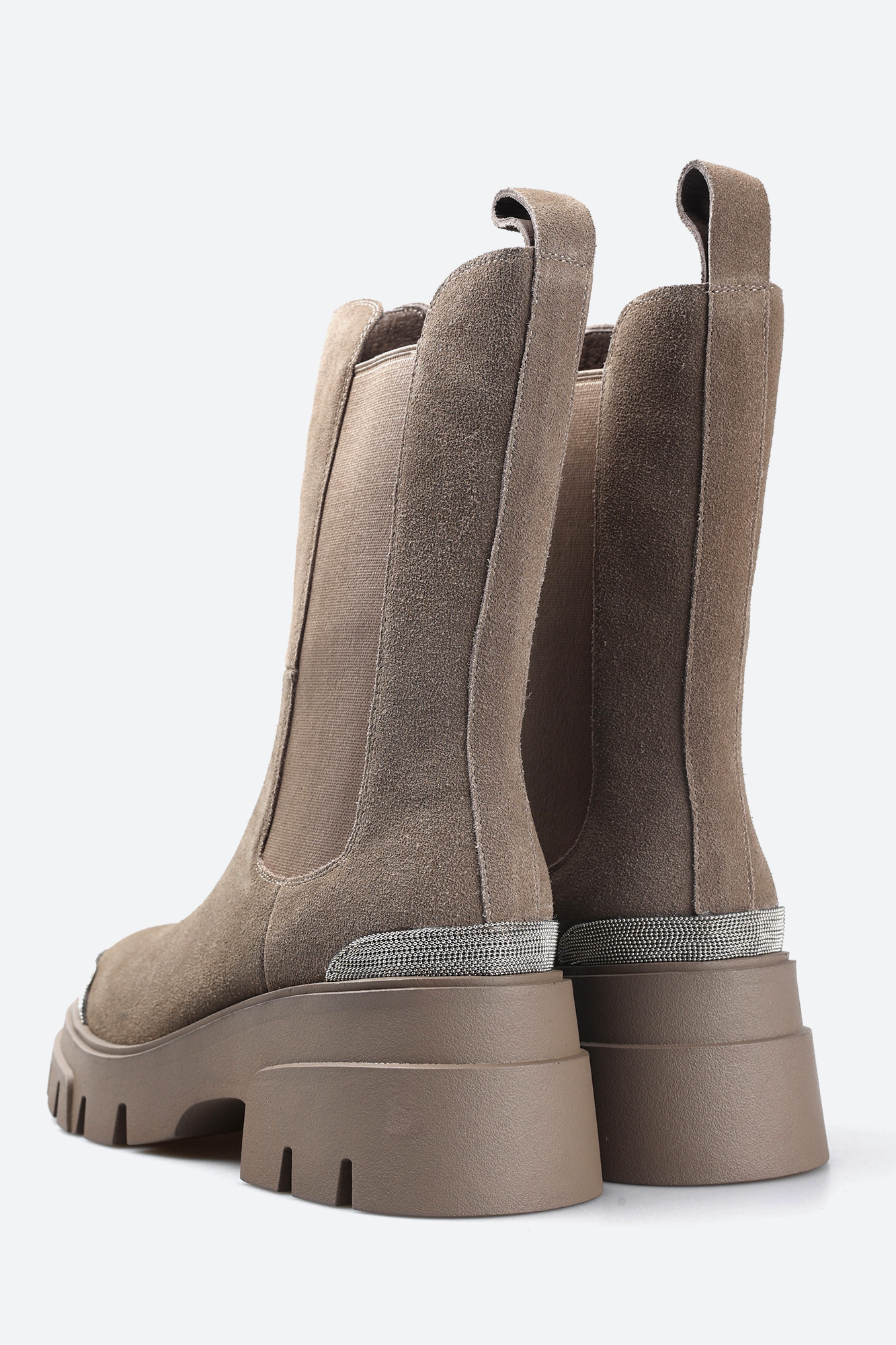 MC15836-WT/8 текстиль Полусапожки жен спилок сер. Ботильоны Marc Cony Серый