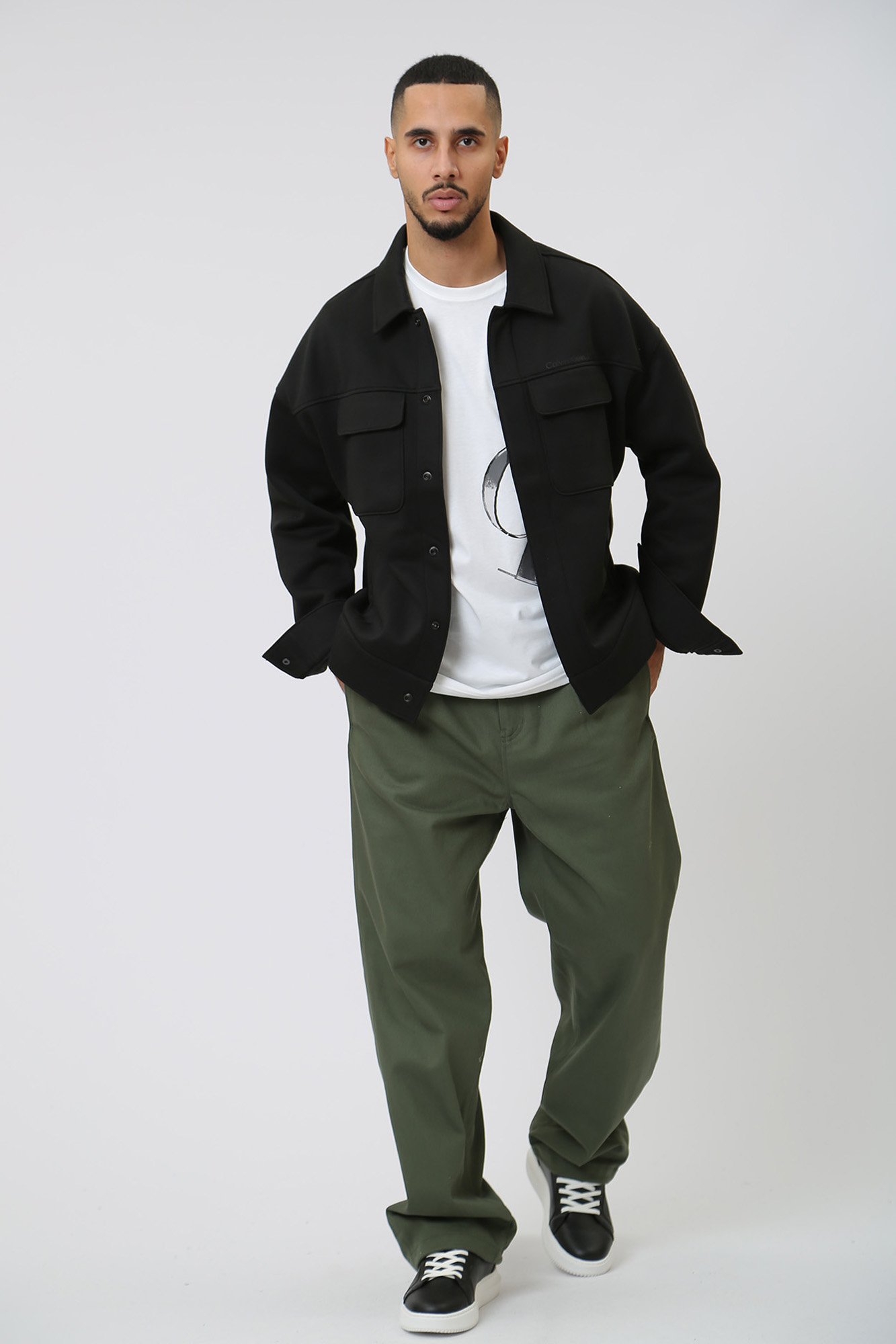 J30J324038 Брюки чиносы Calvin Klein Jeans Зеленый