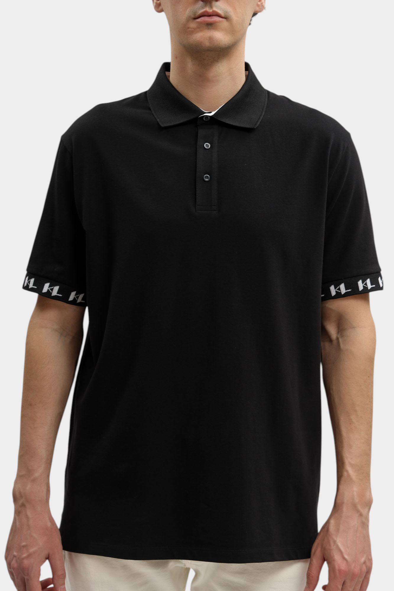 562221_745020 Поло Karl Lagerfeld Черный