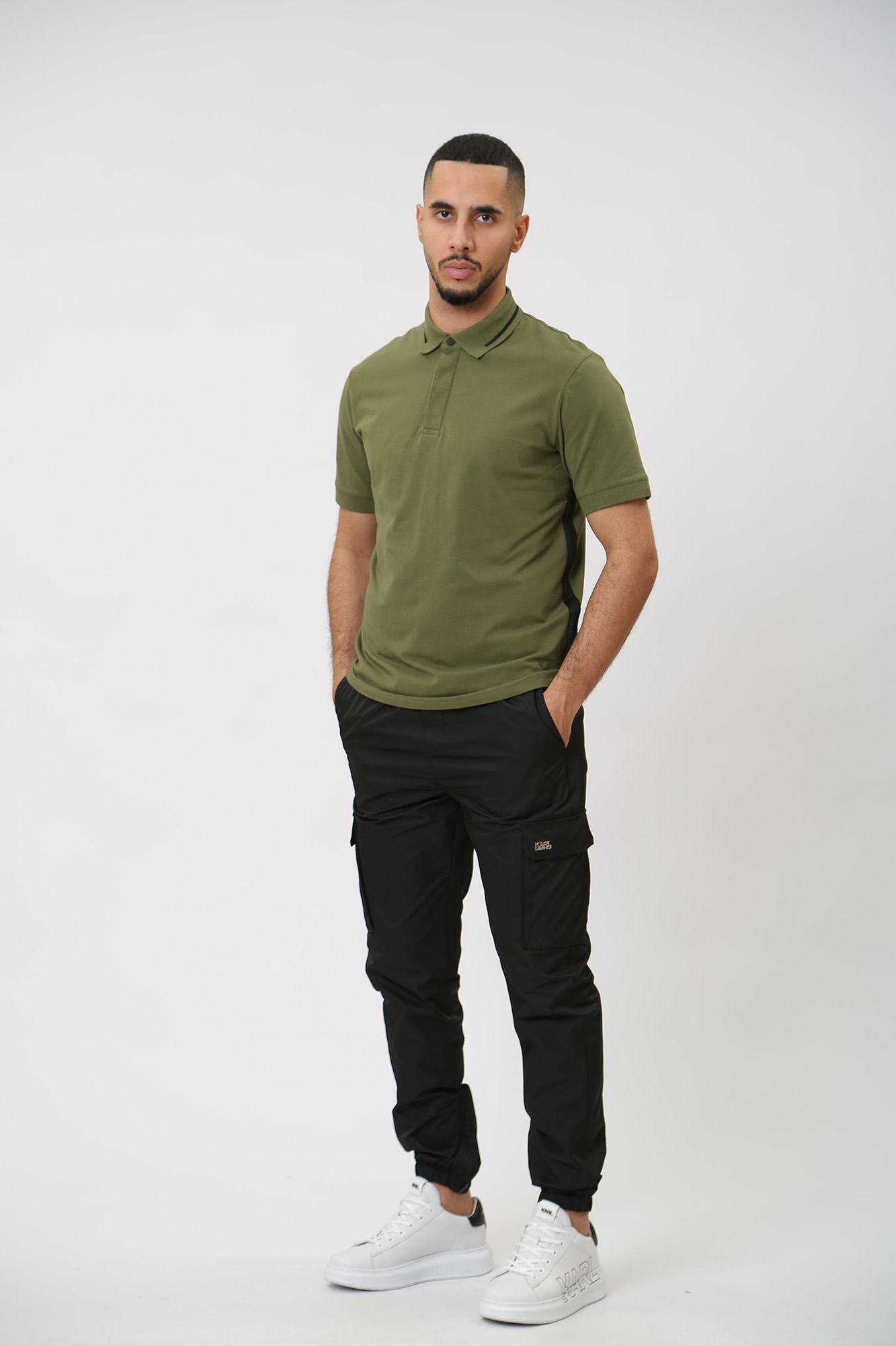 534221_745019 Поло Karl Lagerfeld Зеленый