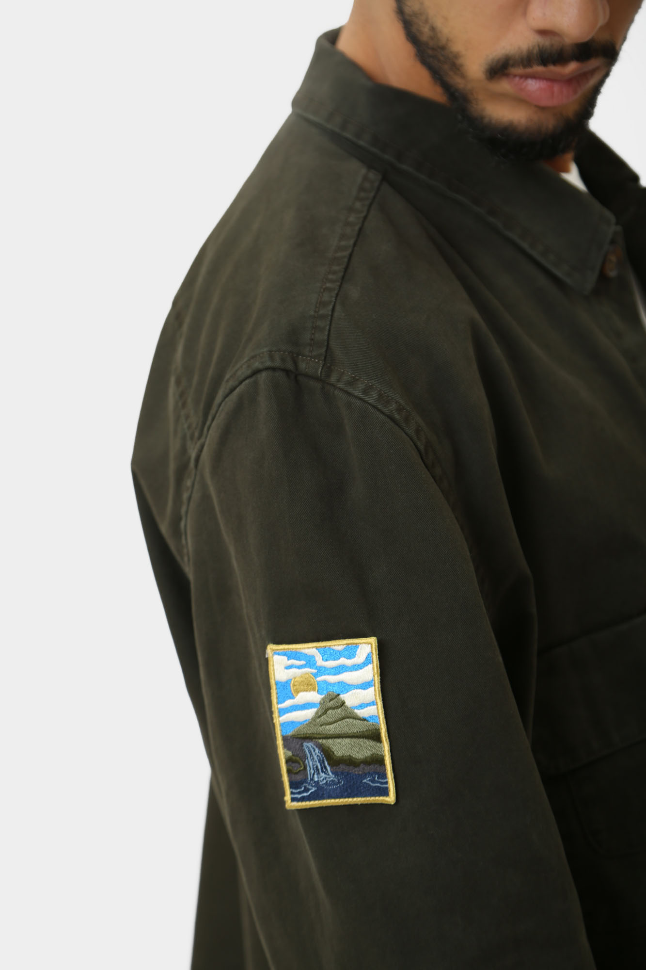 1015623 Рубашка Mustang Зеленый