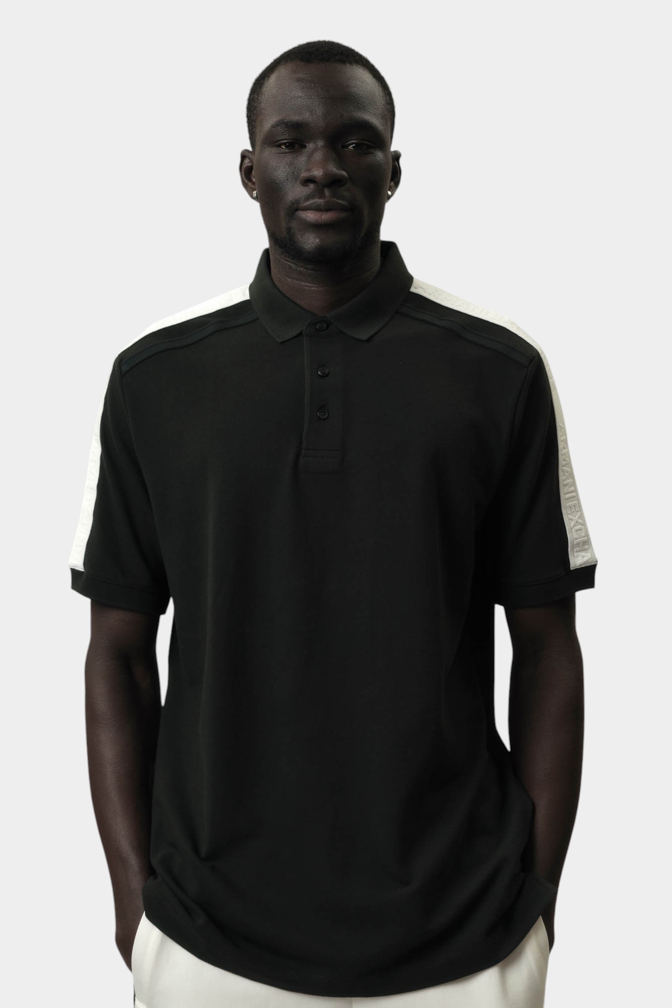 XM000307_AF10366 Поло Armani Exchange Черный