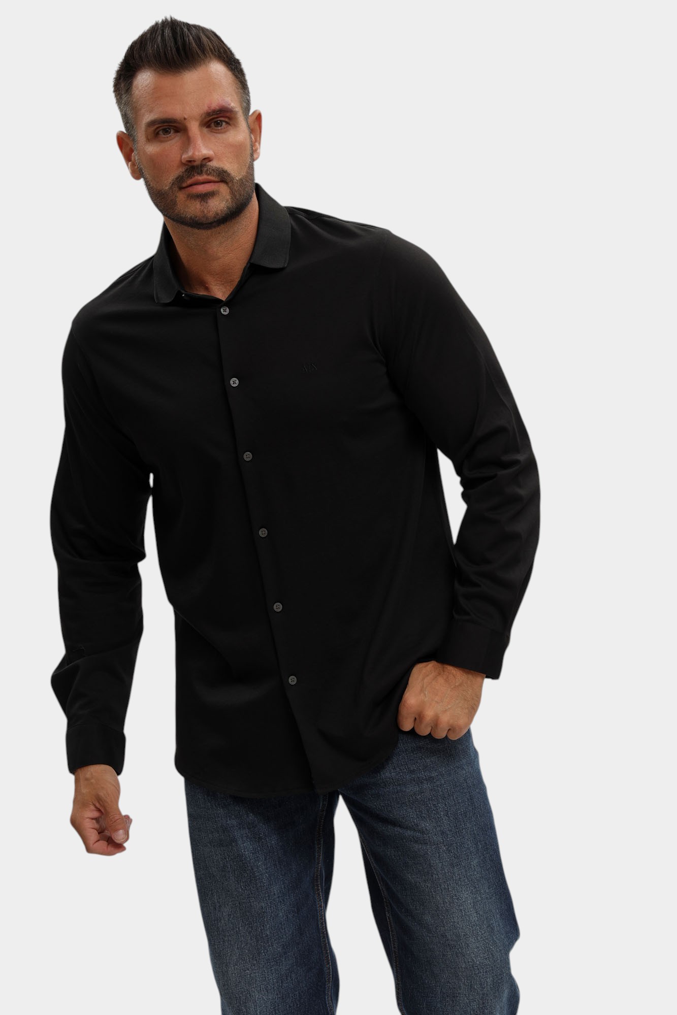 XM001370_AF10364 Рубашка Armani Exchange Черный