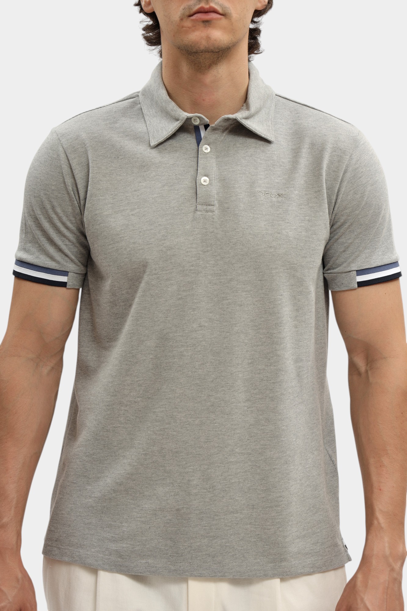 M5510LT3240 Поло Geox Серый