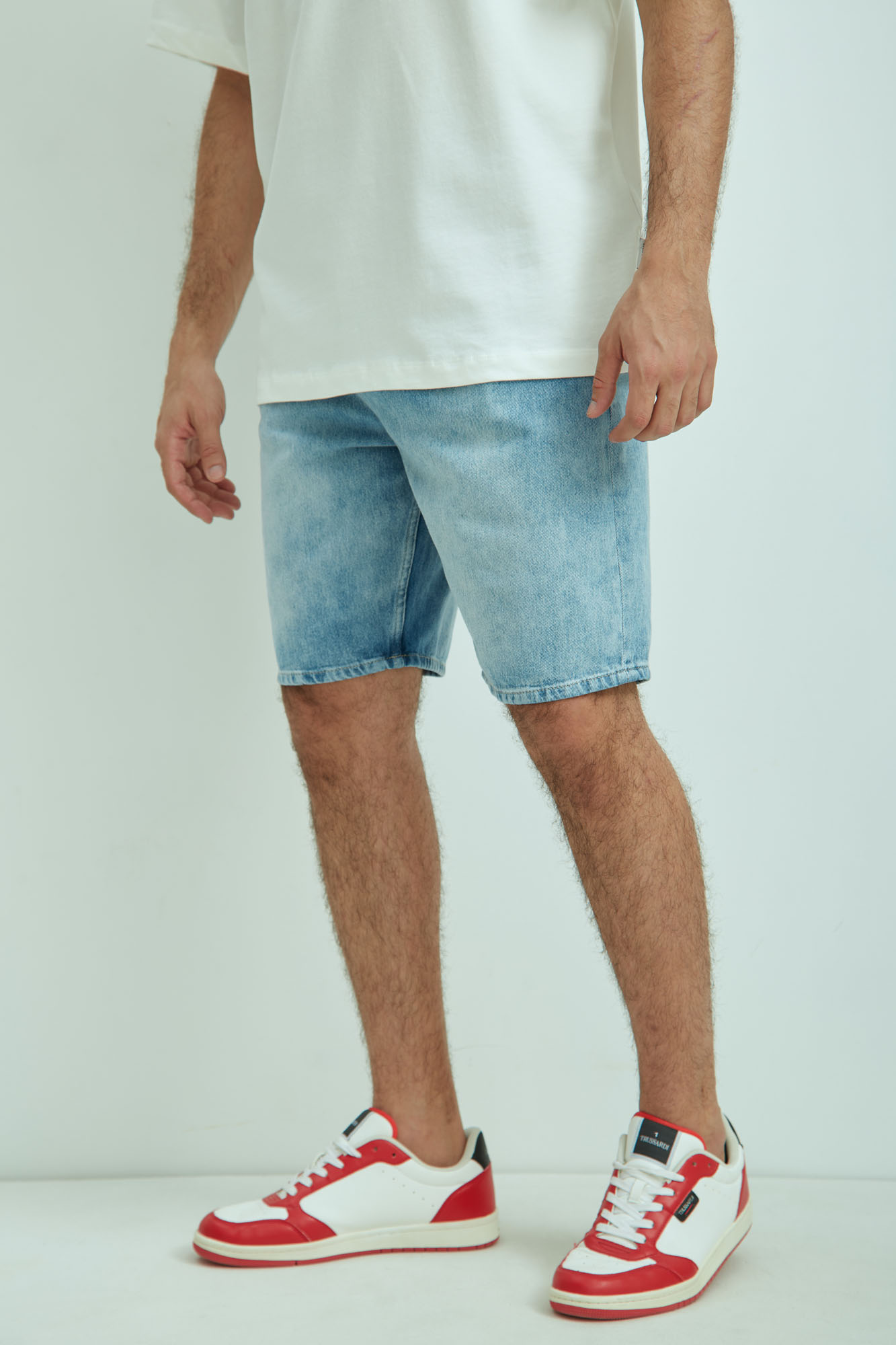 VM-OMA-33-011 Шорты джинсовые Van Mich Голубой