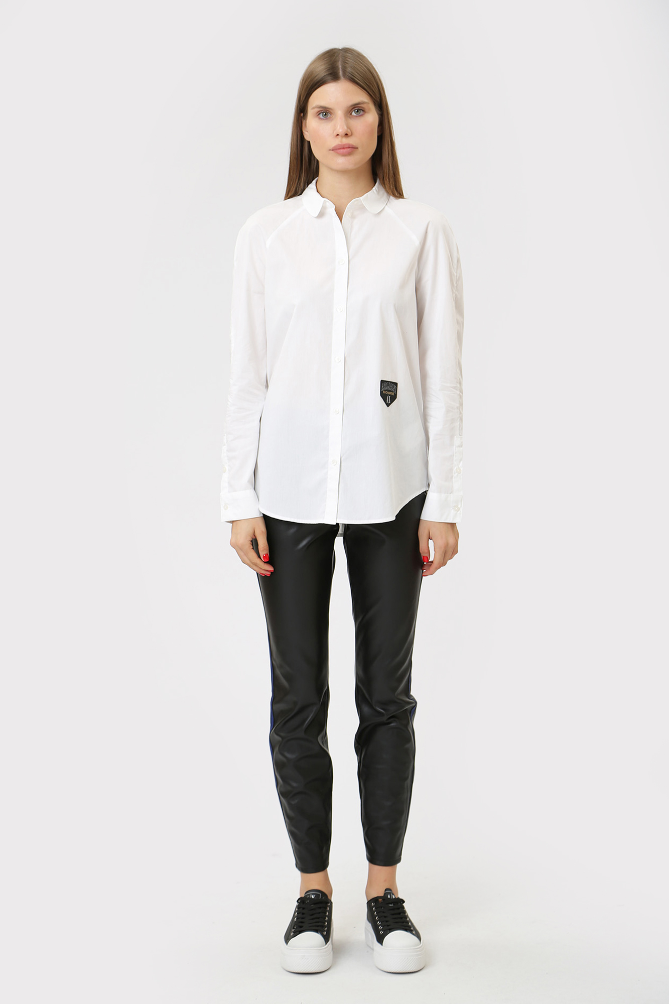 6RYC15_YN3NZ рубашка с длинным рукавом armani exchange 