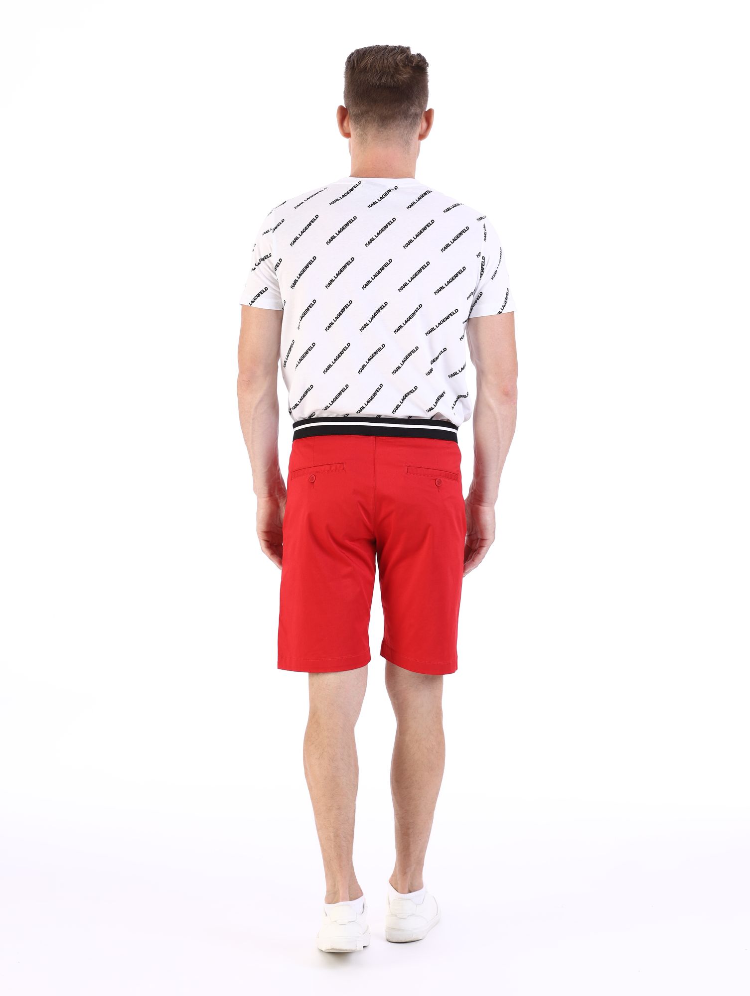 501801_255811 Шорты Karl Lagerfeld Красный