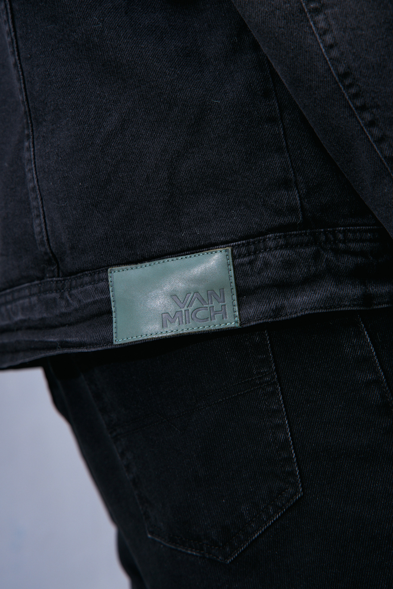 VM-232-33-017 Куртка джинсовая Van Mich Серый