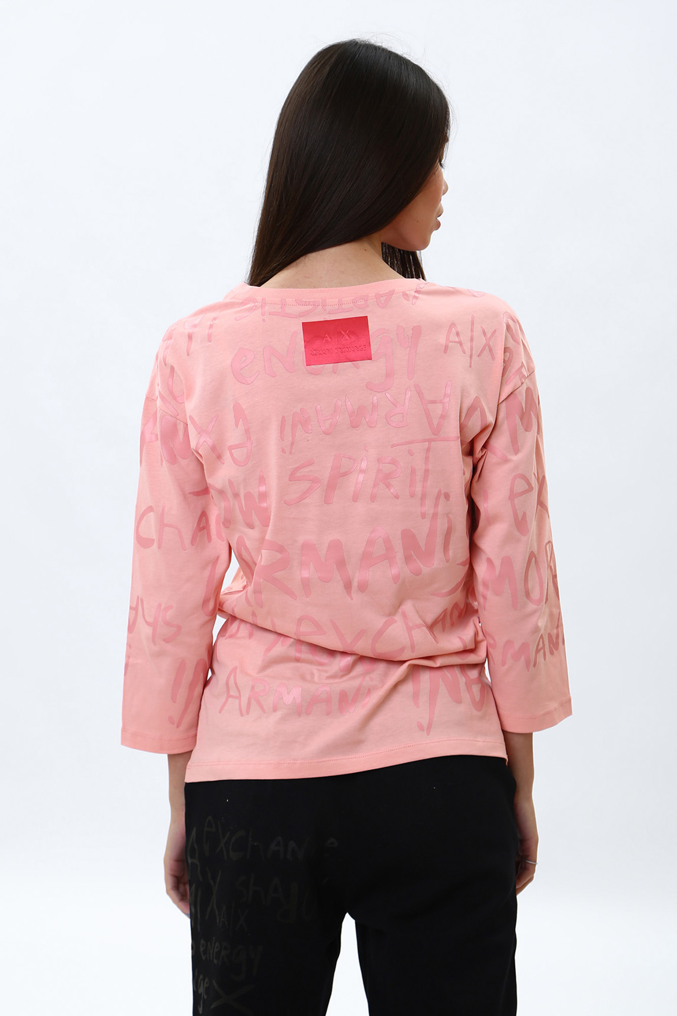 6LYT43_YJ8QZ футболка лонгслив armani exchange 