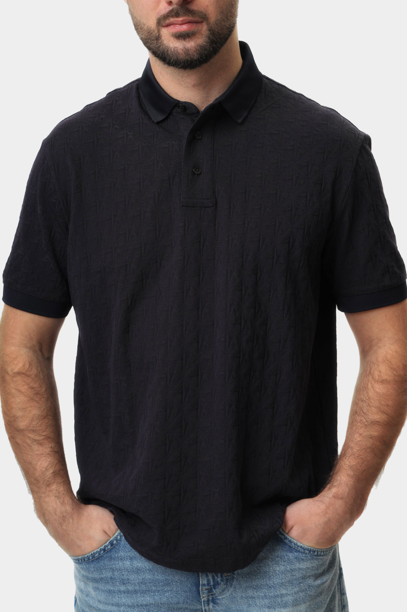 XM000219_AF10337 Поло Armani Exchange Синий