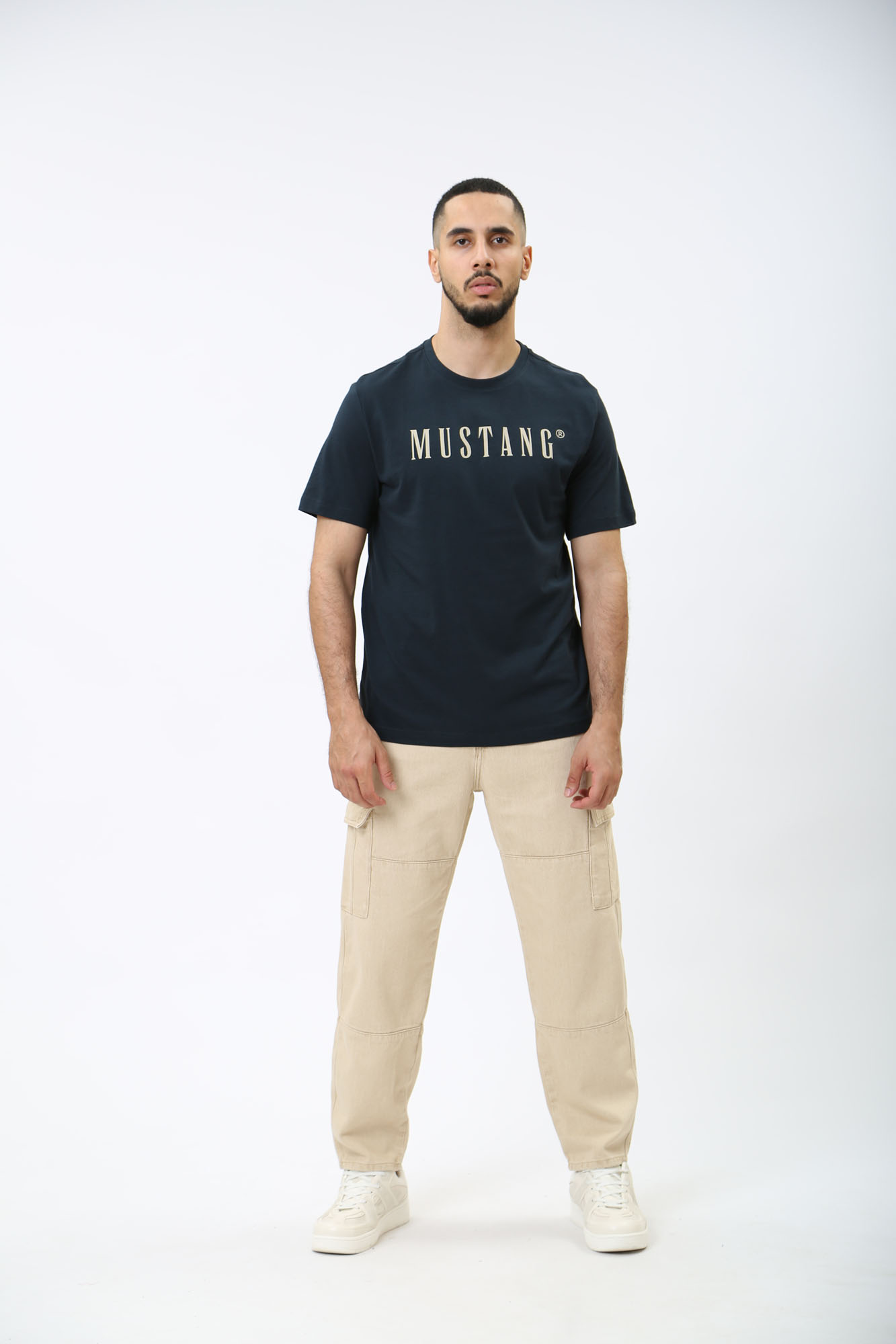 1014695 Футболка Mustang Синий