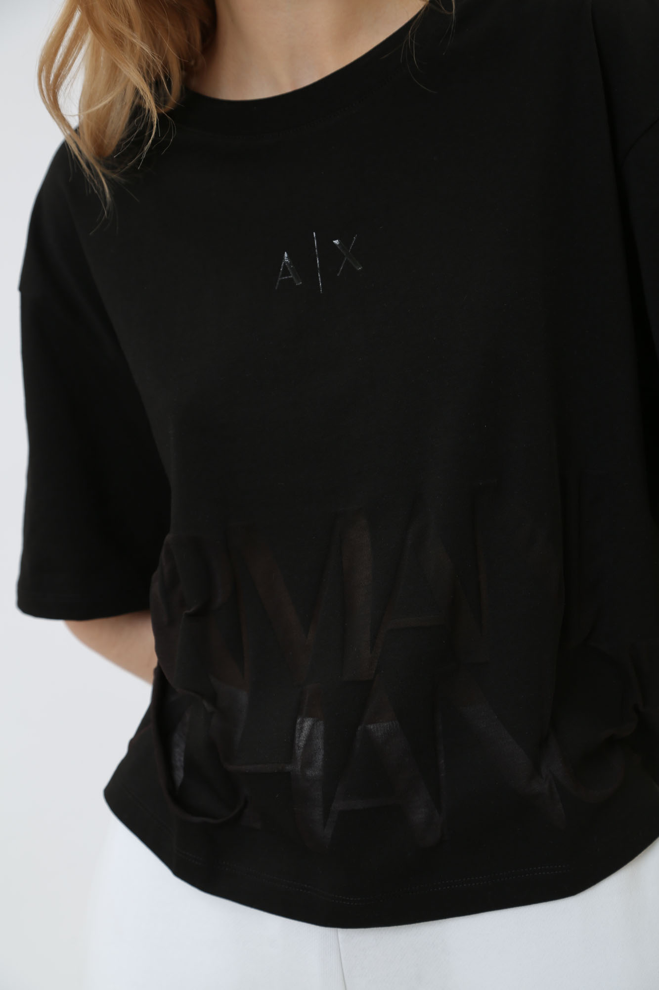 3DYT33_YJ8XZ кроп-топ armani exchange 