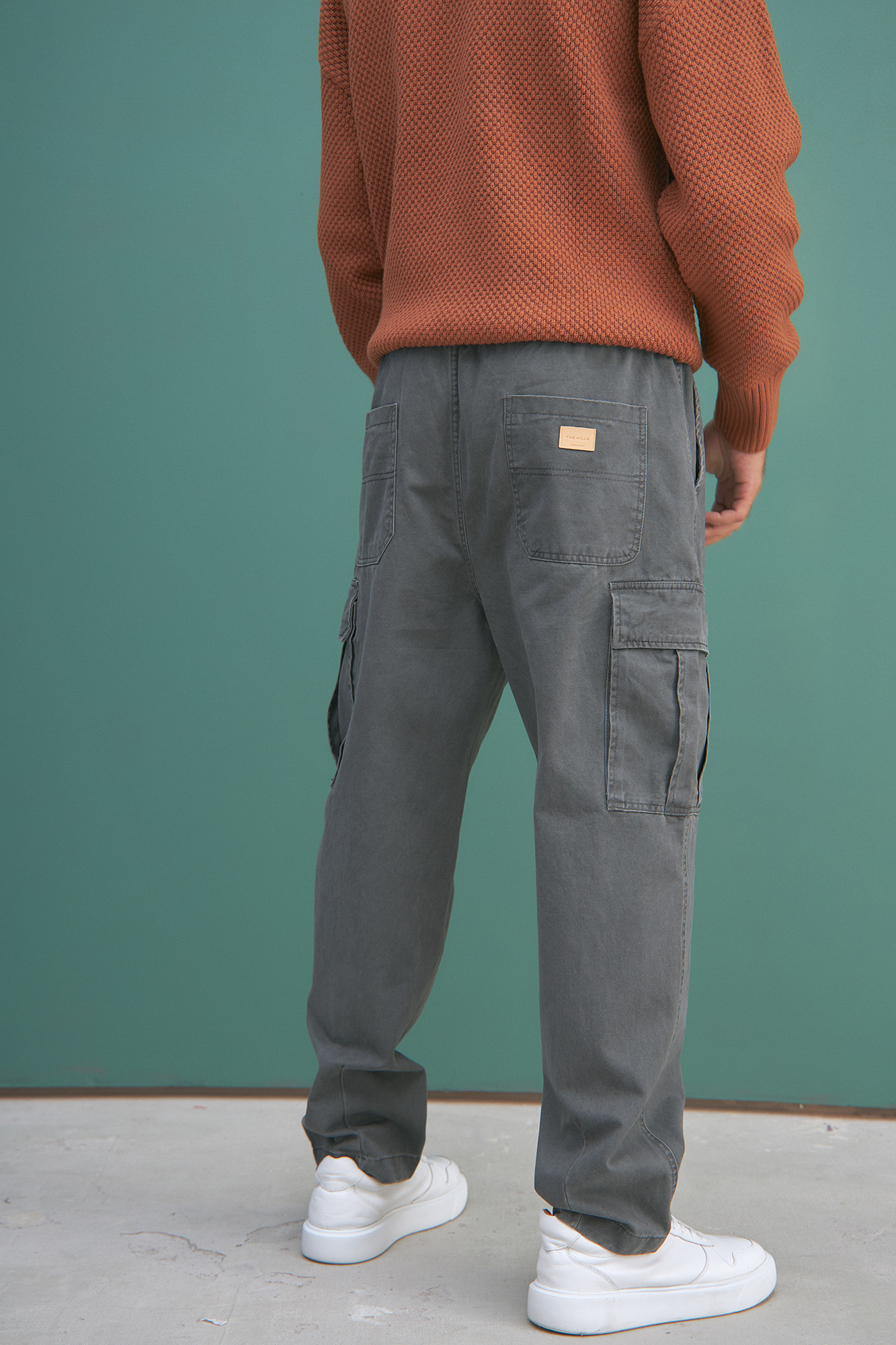 M-232-QW-7913 Брюки The Hills Серый