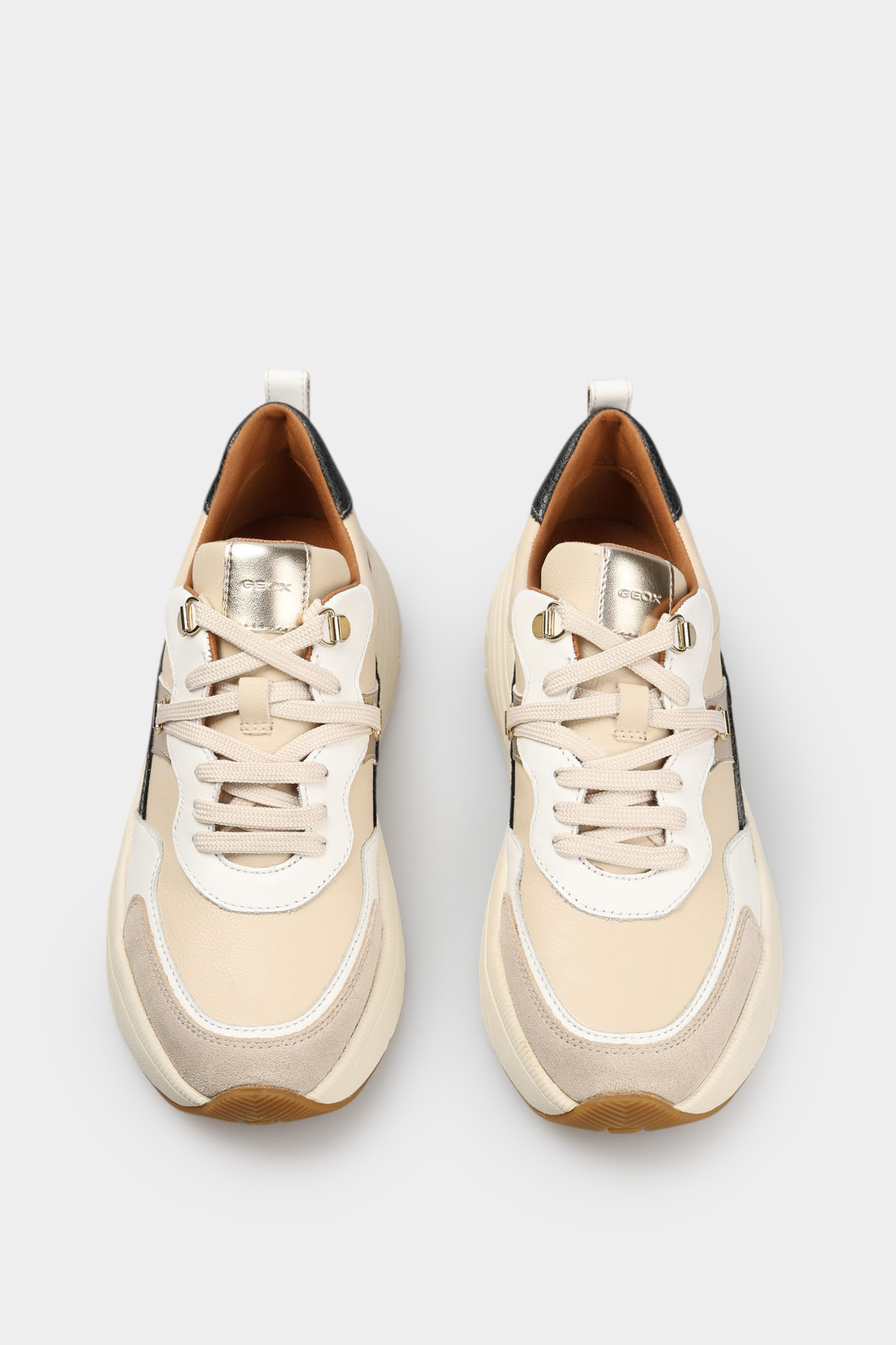 D36UFE05485C Кроссовки Geox Бежевый