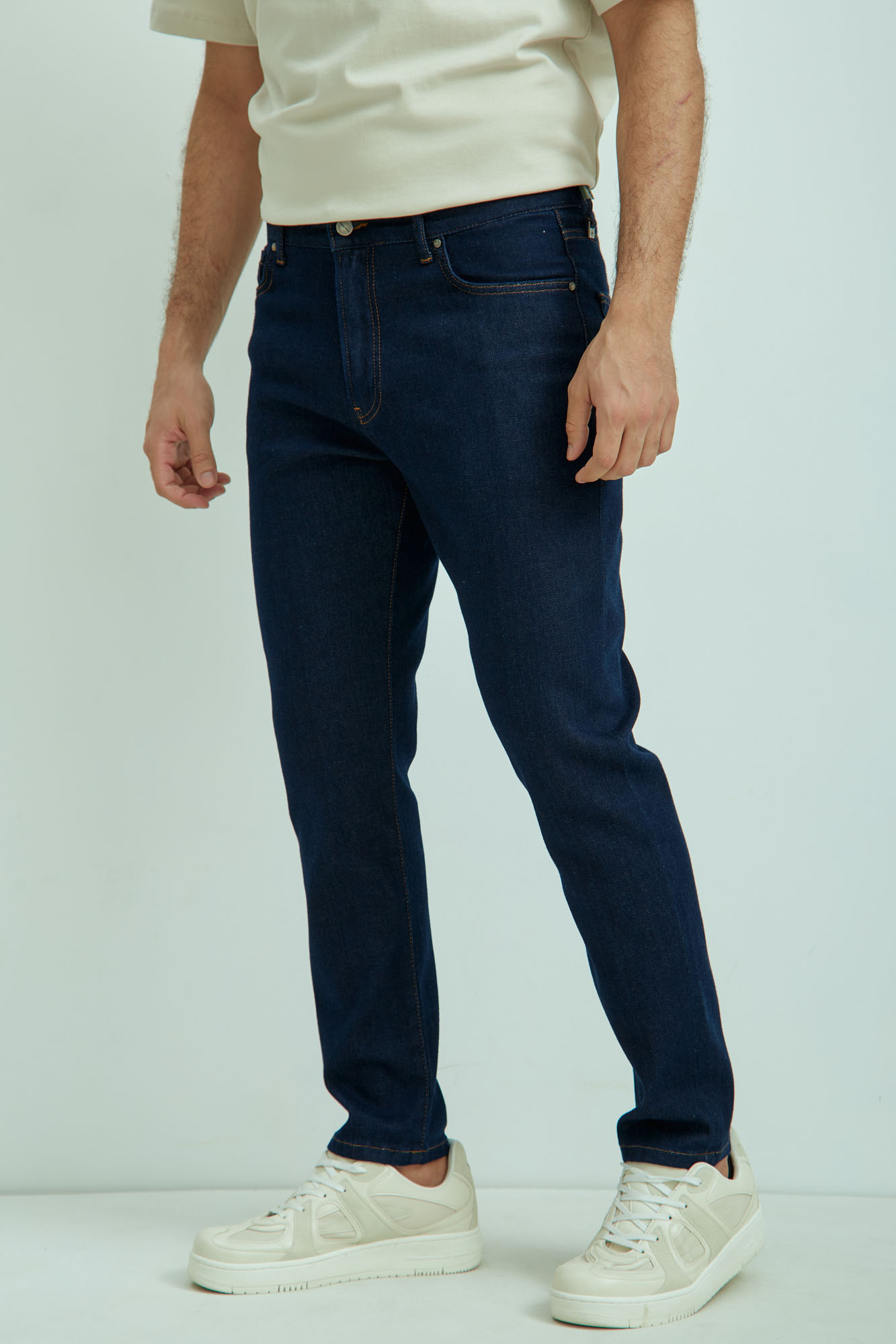 VM-OMA-33-027 Джинсы DAD  Van Mich Синий