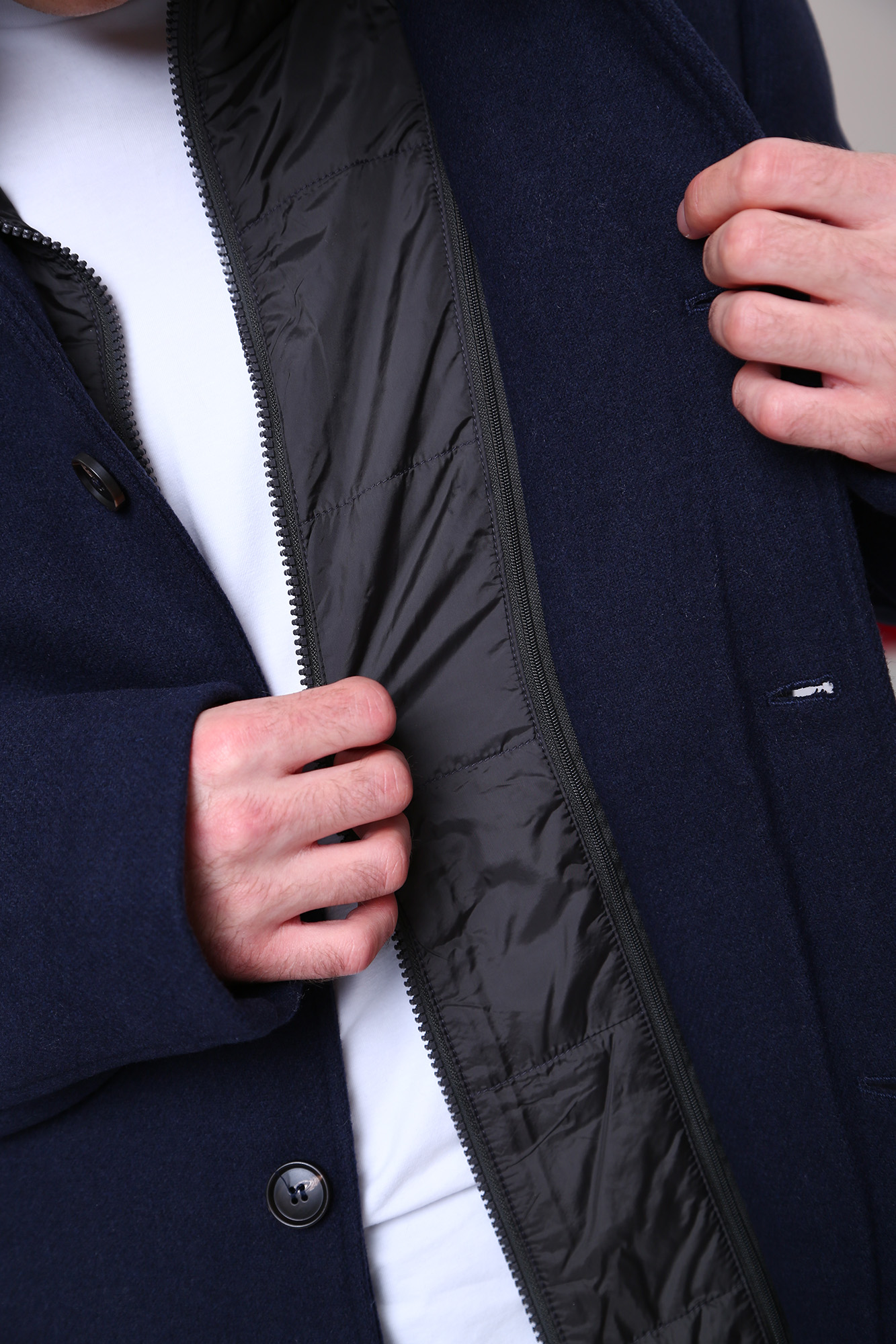 1012694 Пальто Mustang Синий