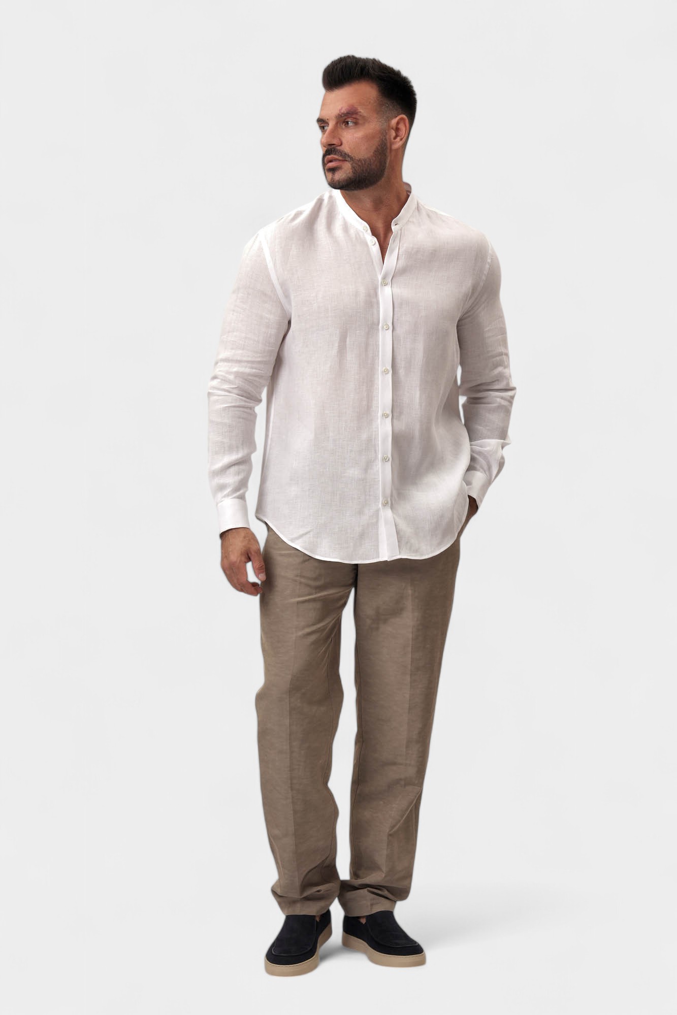 01SMGL_010F9 Рубашка Emporio Armani Белый