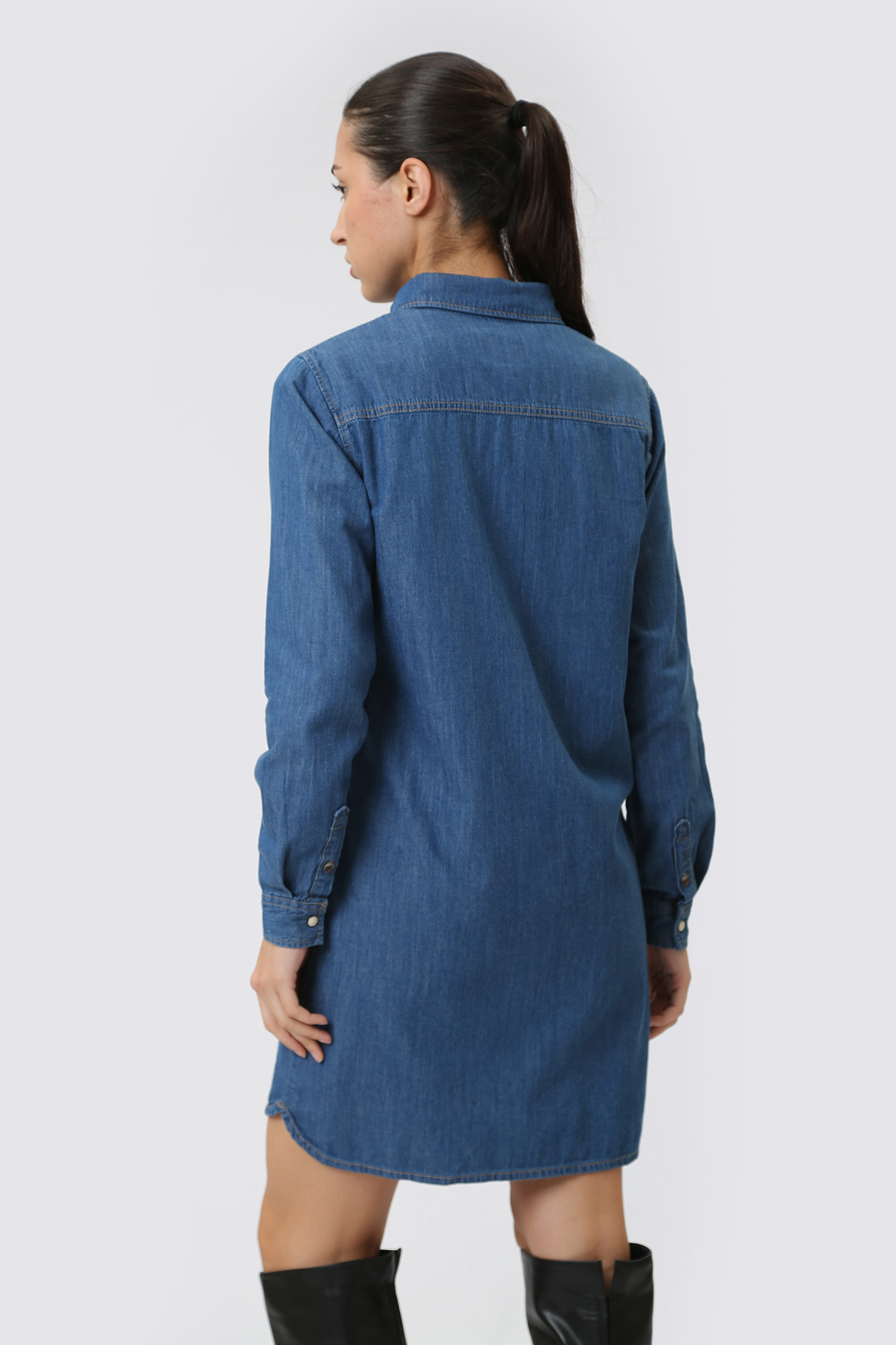PL953377 платье джинсовое д/р pepe jeans 