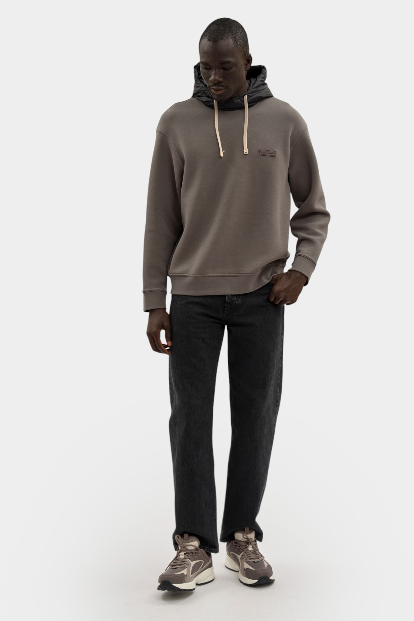 XM001346_AF16222 Худи Armani Exchange Серый