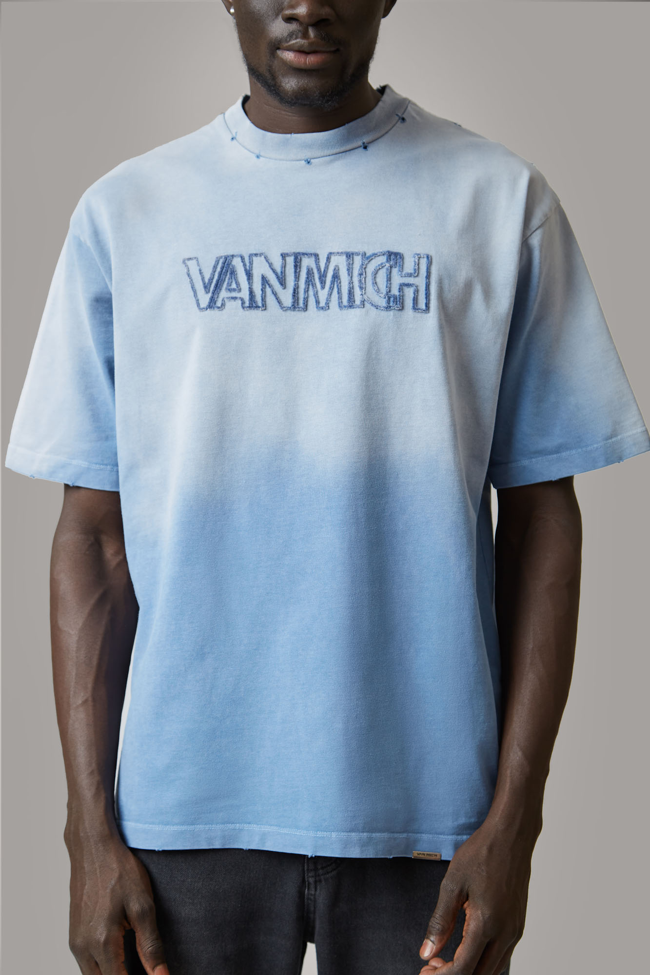 VM-ERK-22-321 Футболка Van Mich Голубой