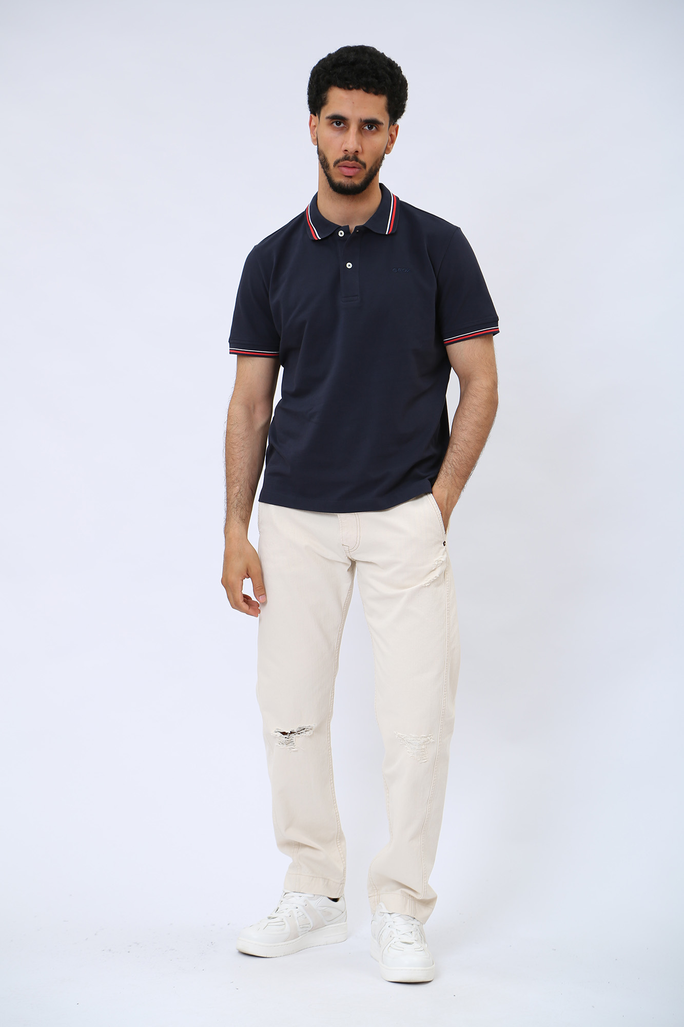 M3510AT2649F4 Поло Geox Синий