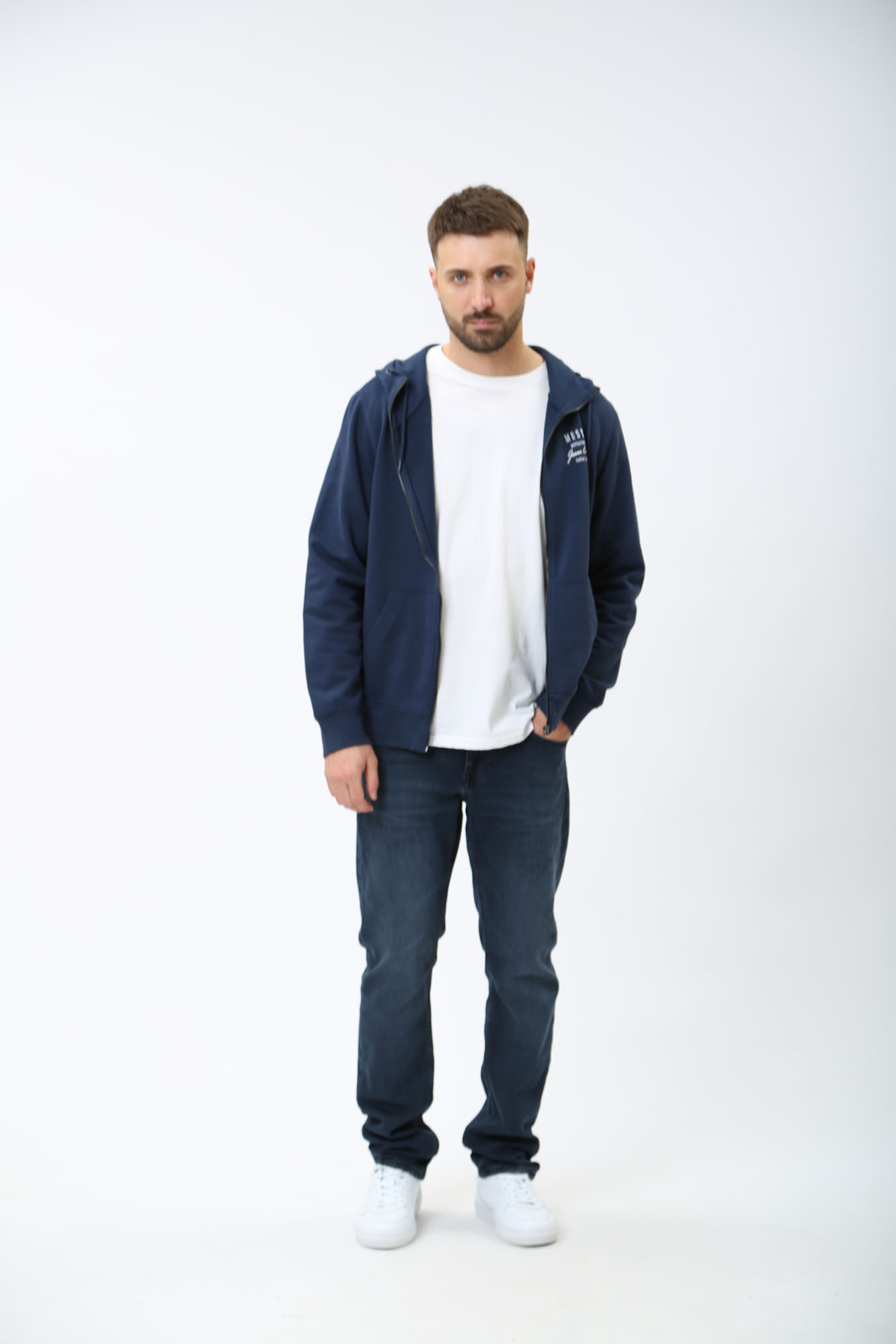 1014787 Толстовка Mustang Синий