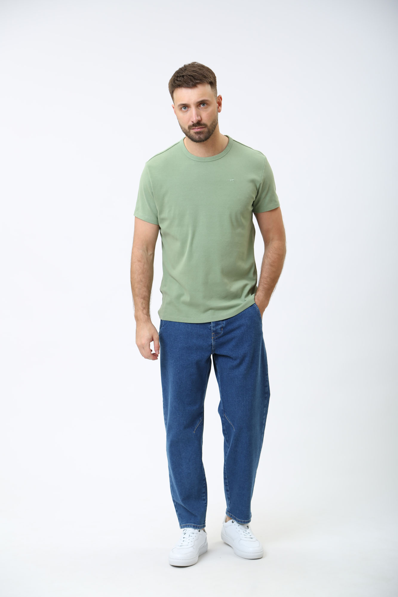 1014880-5000 Джинсы Toledo Loose  Mustang Синий