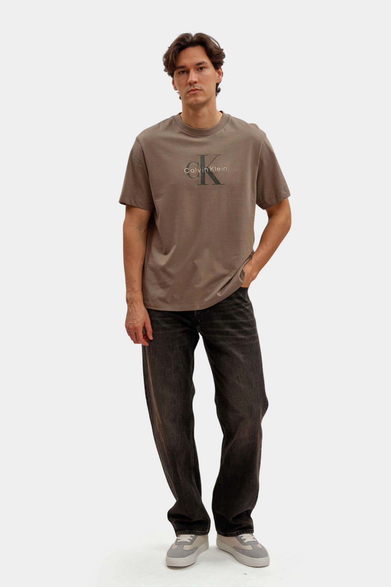 LV04RB862G Футболка Calvin Klein Jeans Капучино