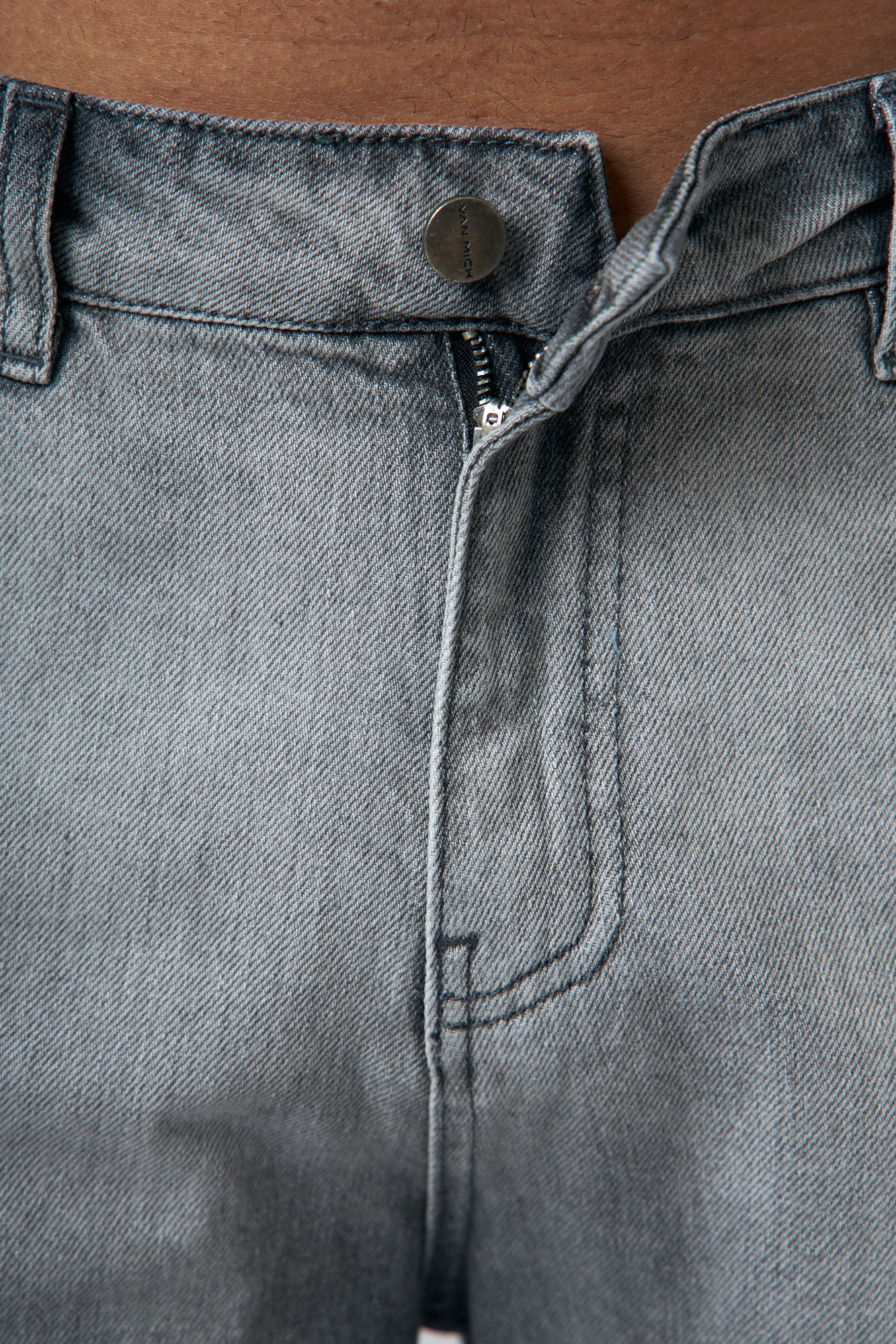 VM-OMA-33-439 Шорты джинсовые Van Mich Серый