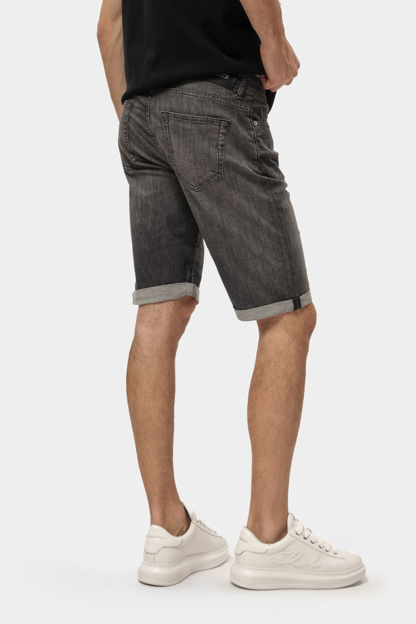 552833_265820 Шорты джинсовые Karl Lagerfeld Черный