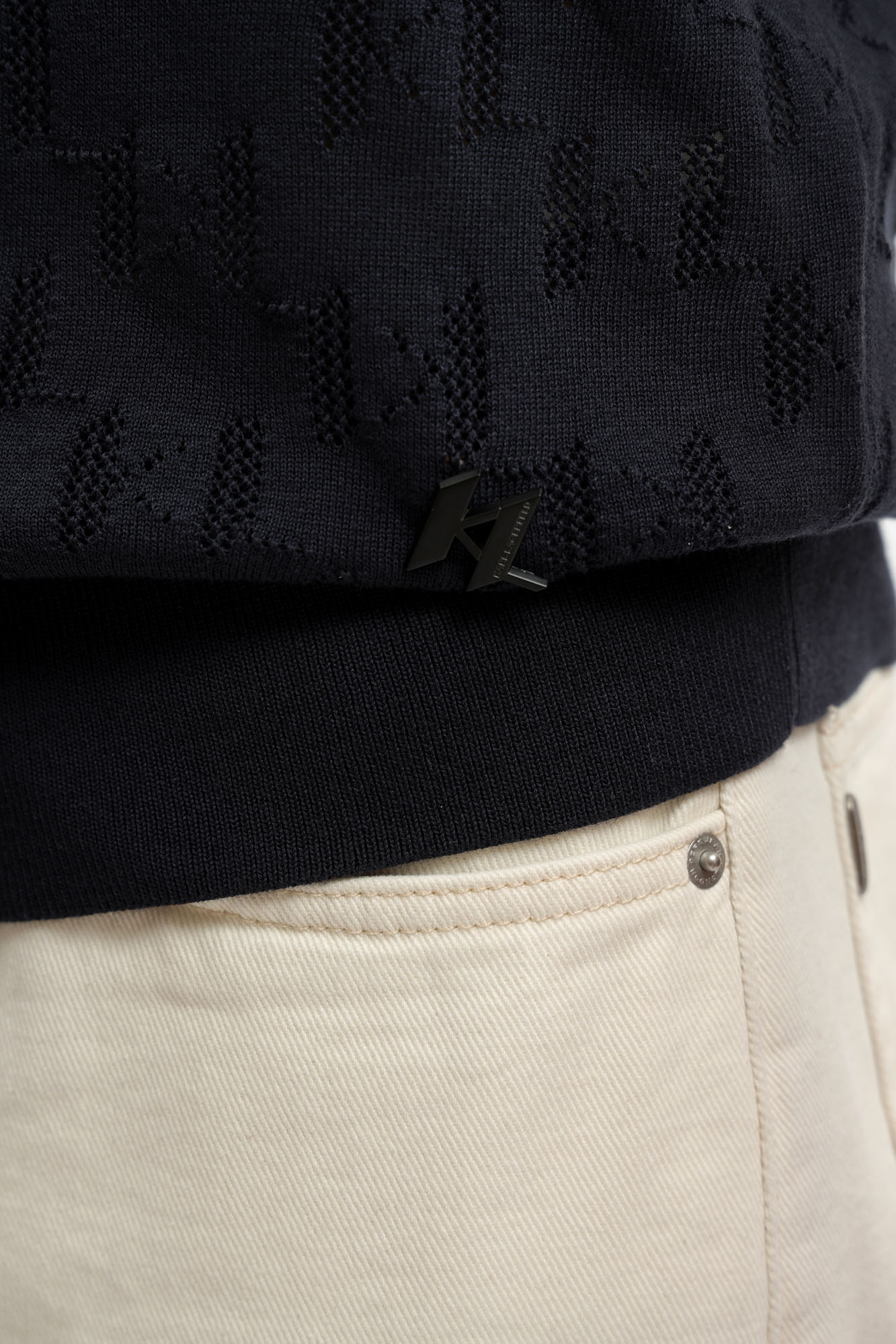 562301_655005 Поло Karl Lagerfeld Синий