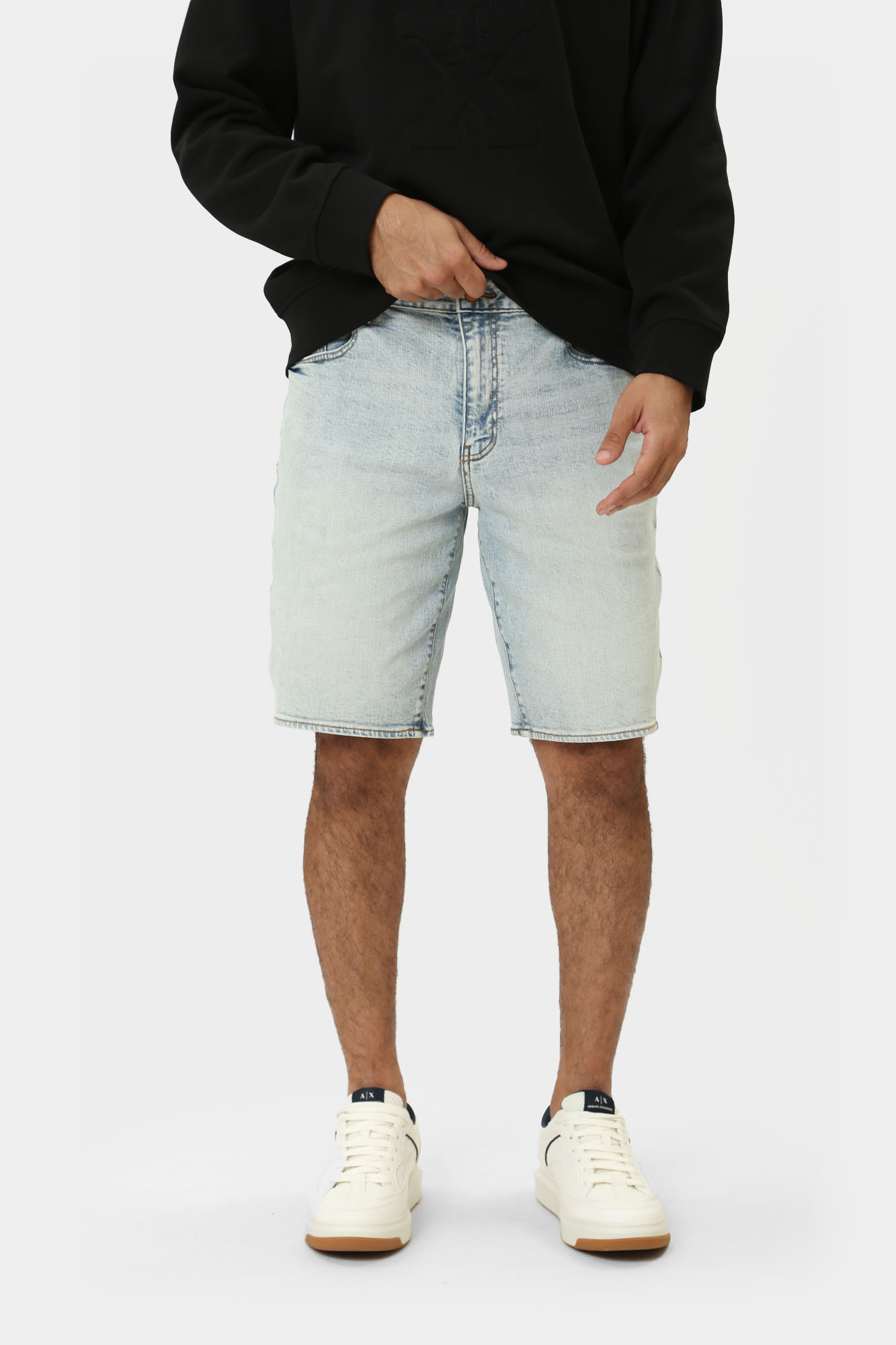 3DZJ65_Z1XLZ_25EU Шорты джинсовые Armani Exchange Синий