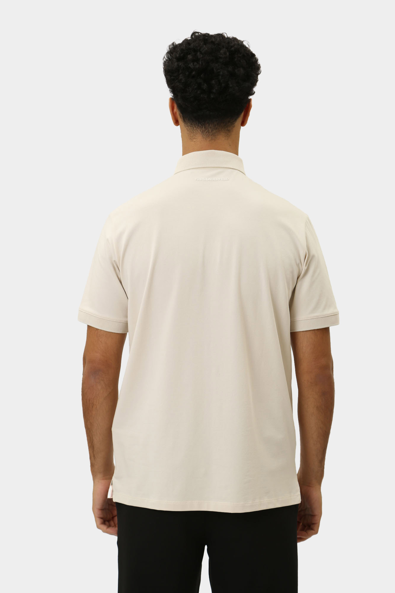 544221_745017 Поло Karl Lagerfeld Бежевый