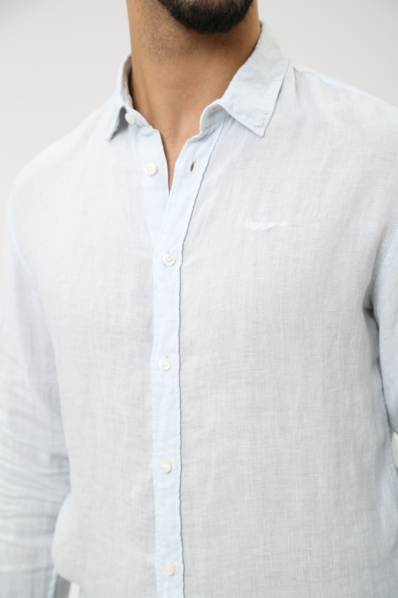 PM308523 Рубашка с длинным рукавом Pepe Jeans Голубой