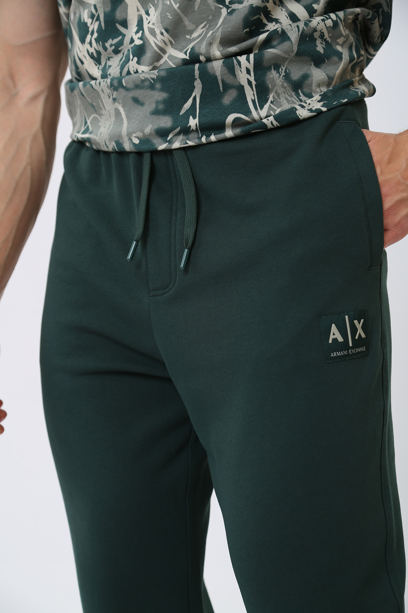 3RZPHA_ZJXAZ Брюки спортивные Armani Exchange Зеленый