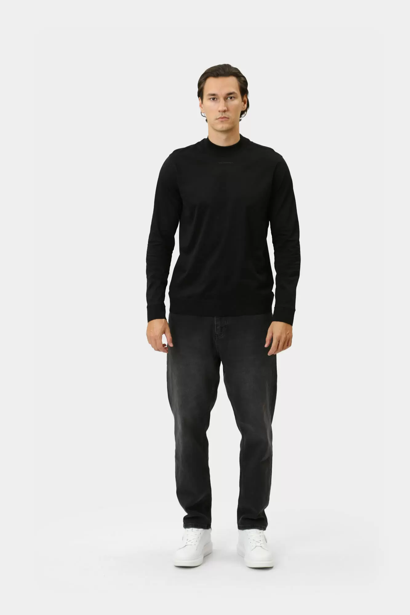 544200_755001 Лонгслив Karl Lagerfeld Черный