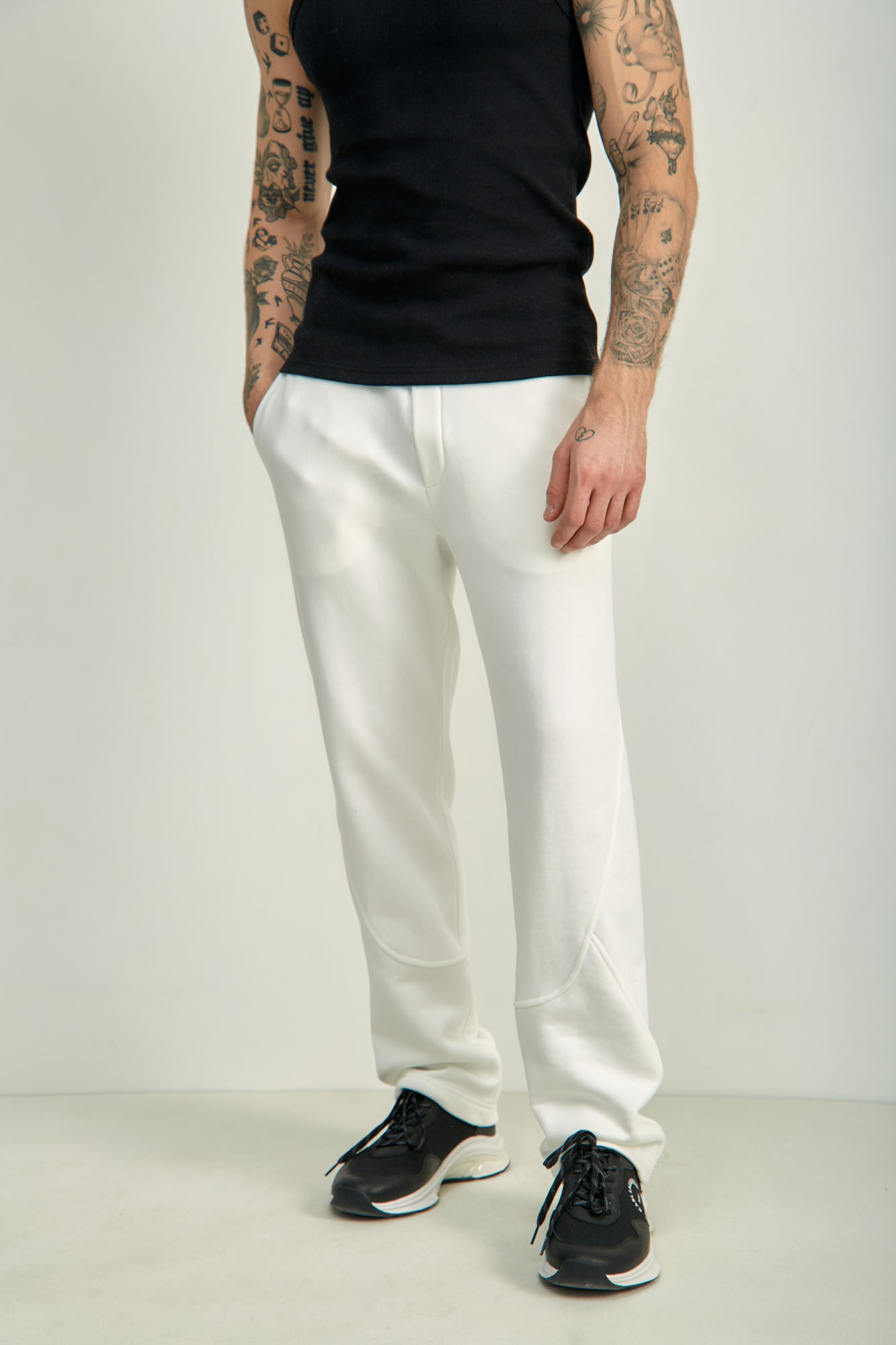 M-241-P-20-0086 Брюки спортивные The Hills Белый